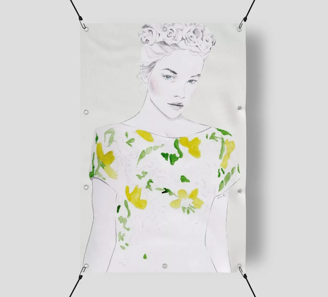 Pattern Study 1 PVC Plane von Jenny Liz Rome