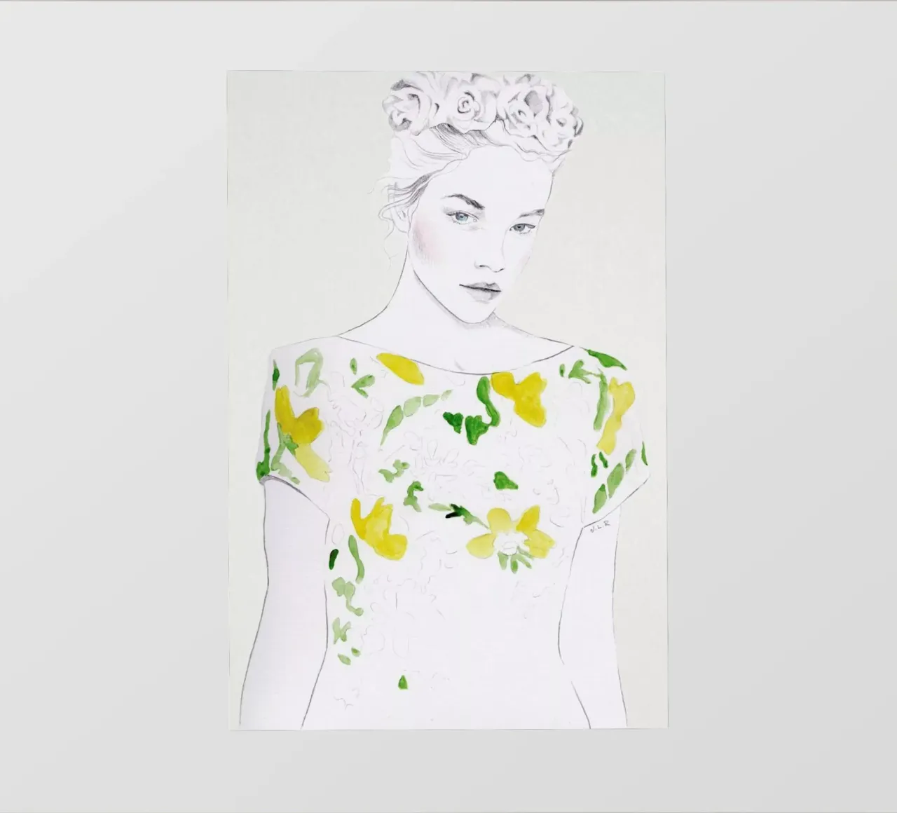 Pattern Study 1 PVC Plane von Jenny Liz Rome