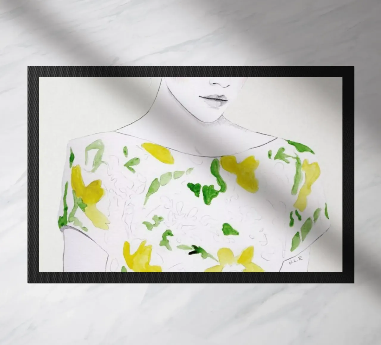 Pattern Study 1 deurmat van Jenny Liz Rome