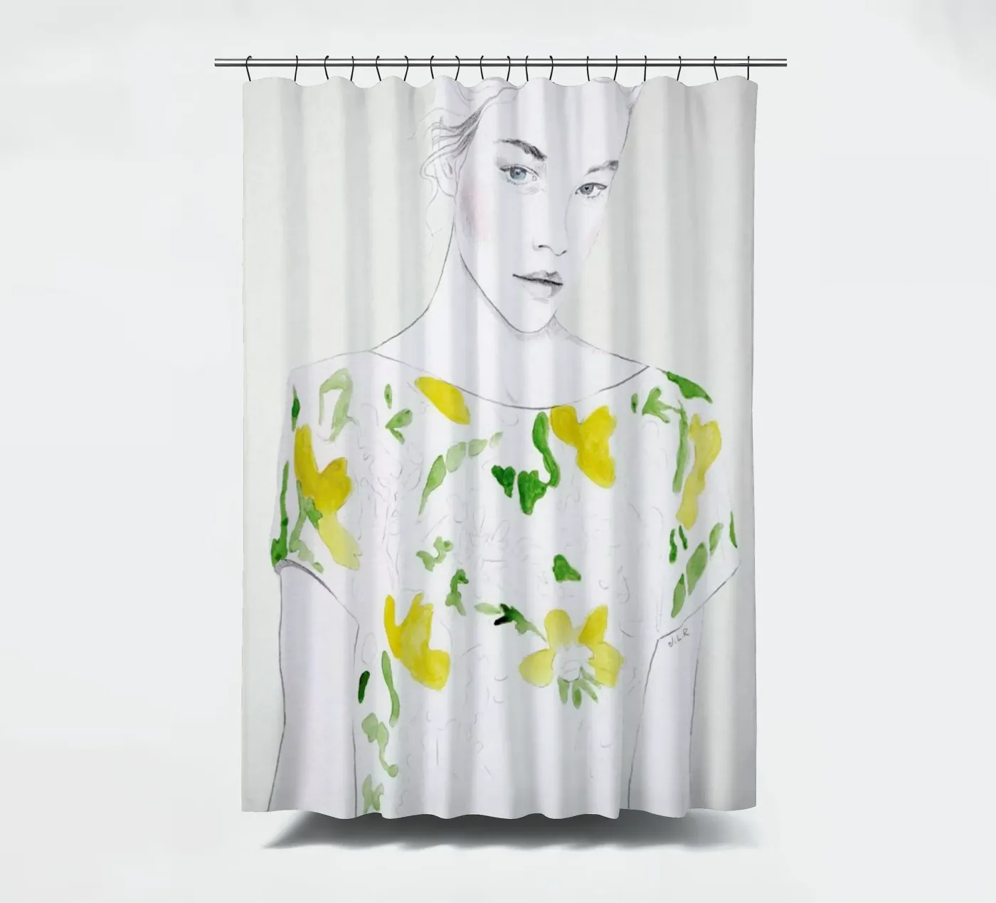 Pattern Study 1 Duschvorhang von Jenny Liz Rome