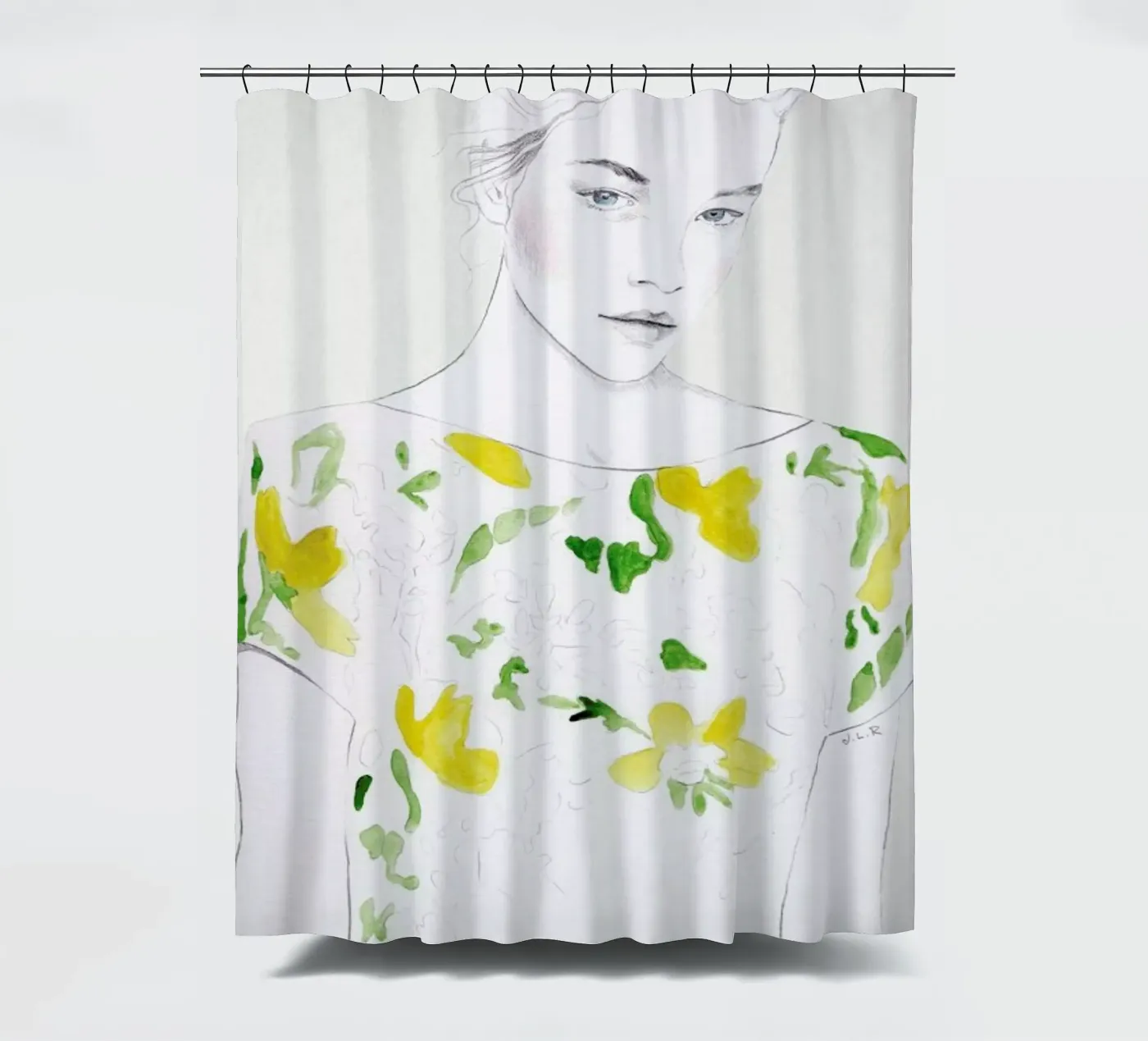 Pattern Study 1 Duschvorhang von Jenny Liz Rome