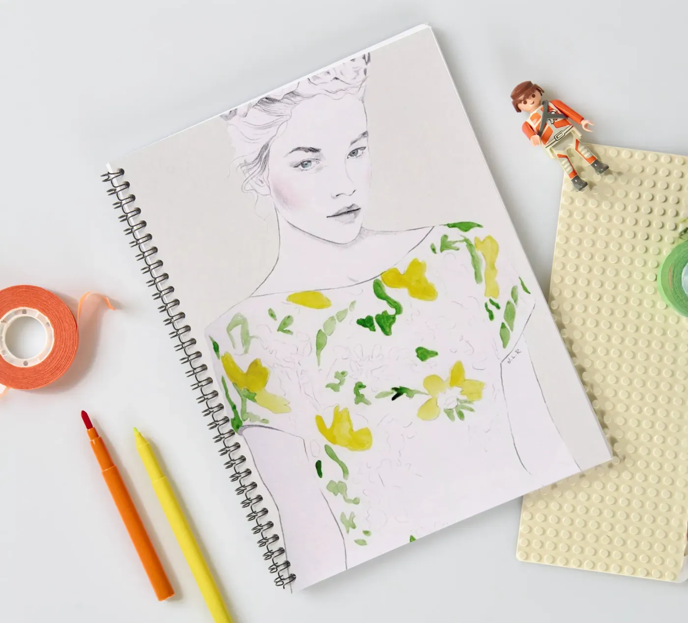 Pattern Study 1 Ringbuch von Jenny Liz Rome