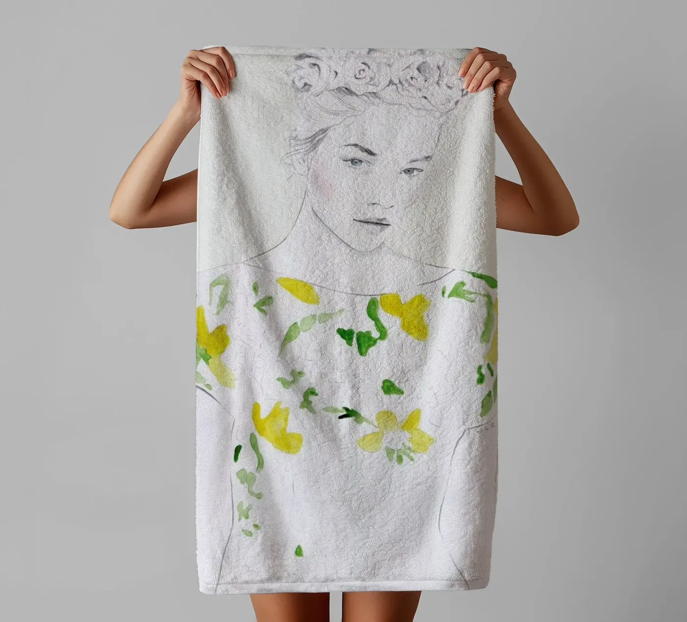 Pattern Study 1 towel by Jenny Liz Rome