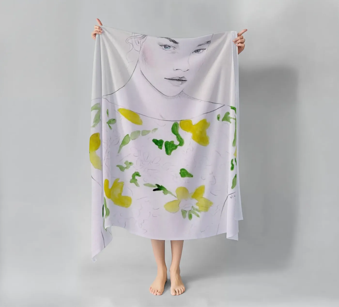 Pattern Study 1 Strandtuch von Jenny Liz Rome