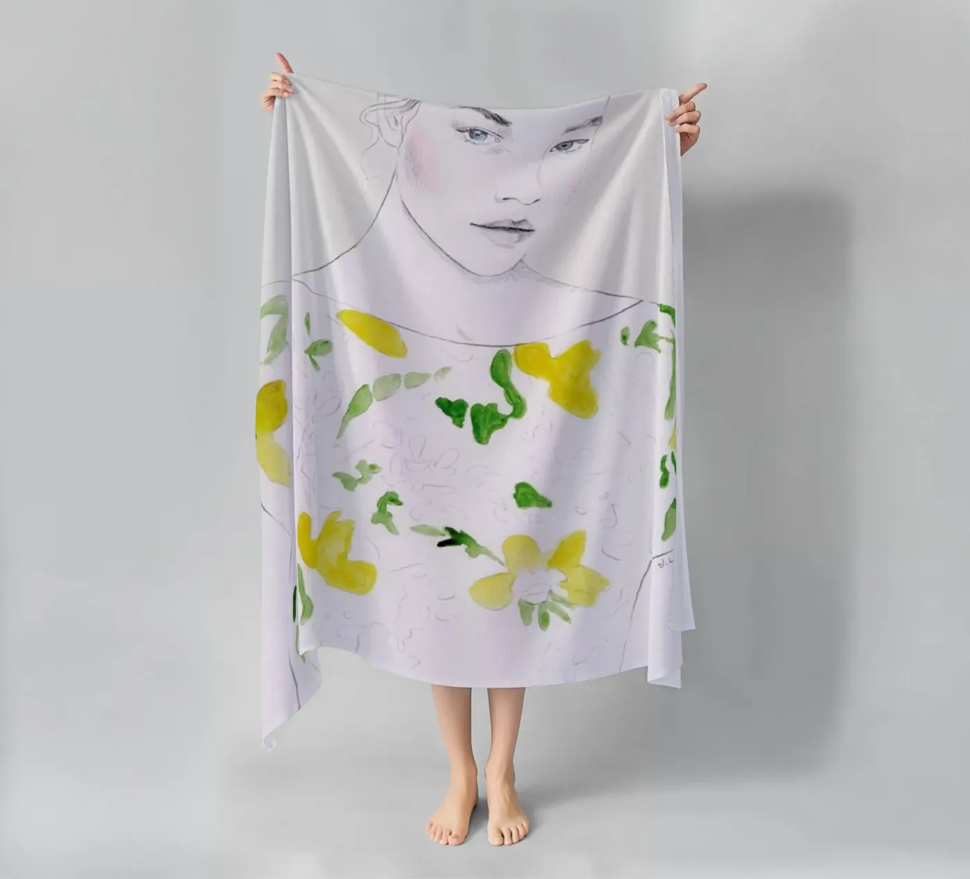 Pattern Study 1 Strandtuch von Jenny Liz Rome