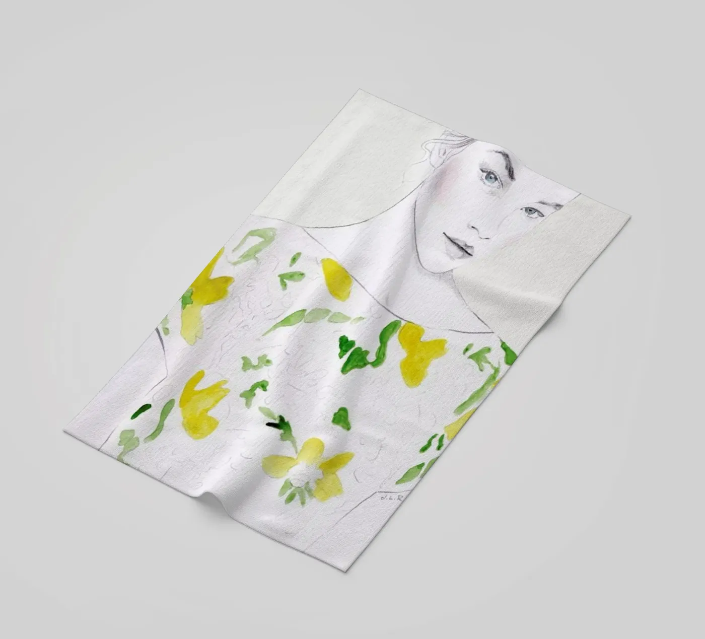 Pattern Study 1 Strandtuch von Jenny Liz Rome