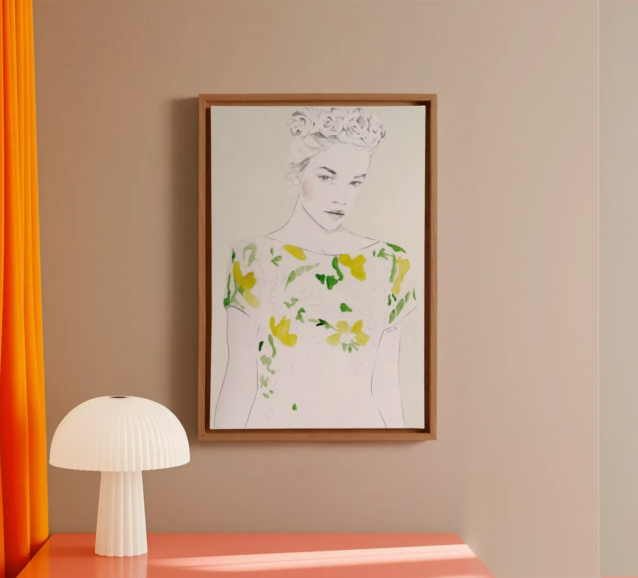 Pattern Study 1 toile de Jenny Liz Rome