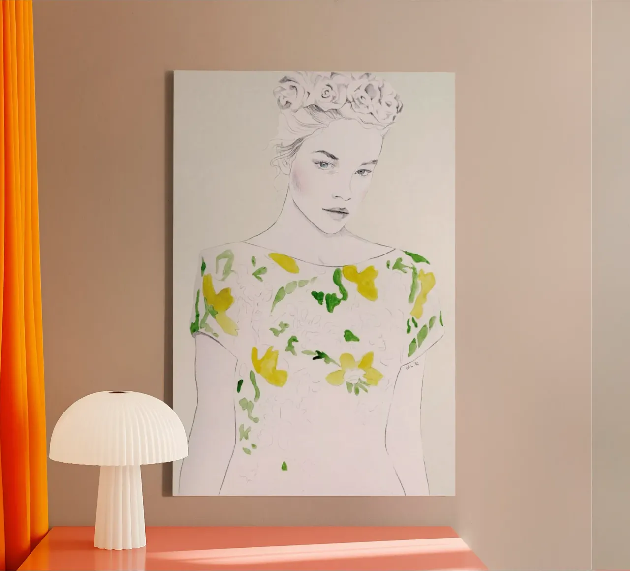 Pattern Study 1 canvas by Jenny Liz Rome