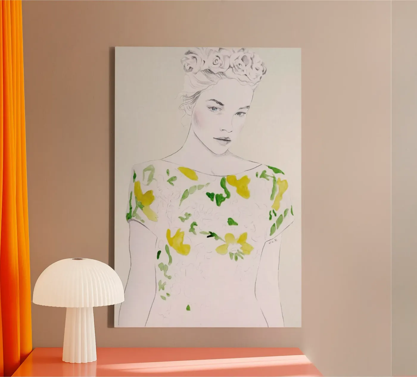Pattern Study 1 toile de Jenny Liz Rome