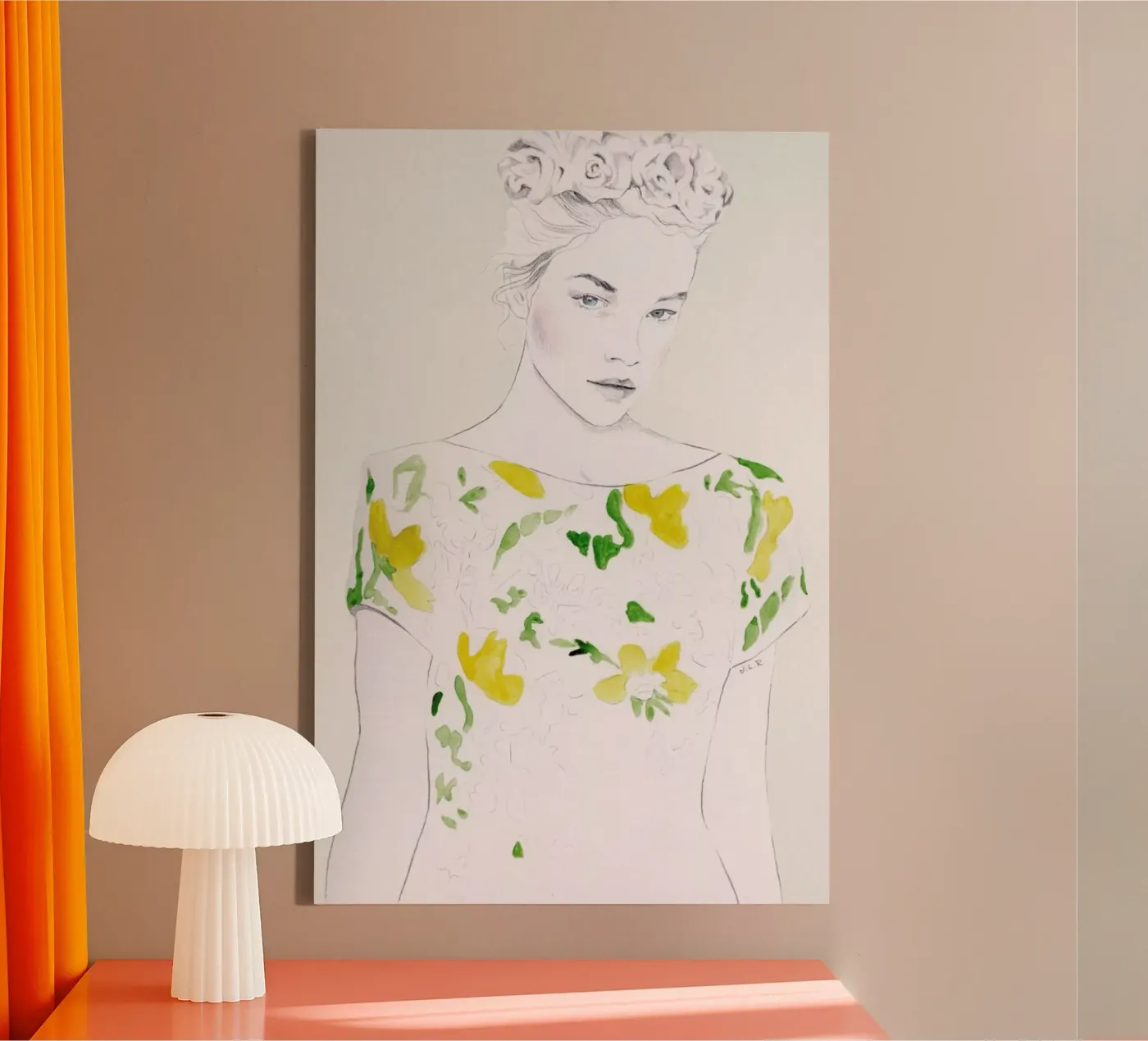 Pattern Study 1 canvas by Jenny Liz Rome