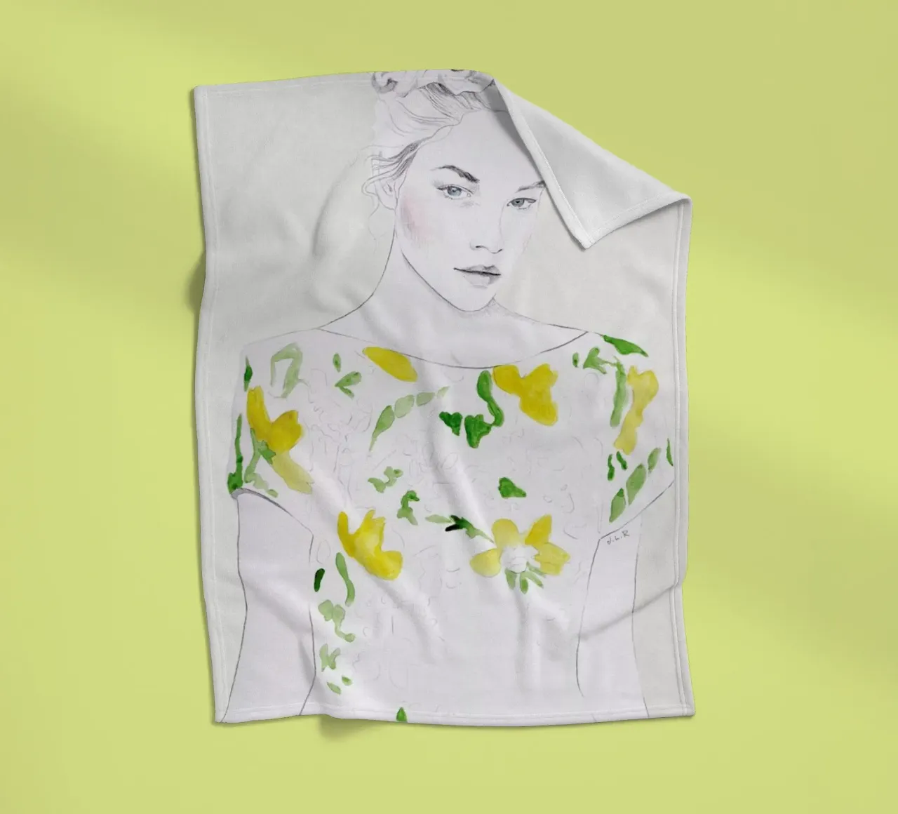 Pattern Study 1 coperta in pile da Jenny Liz Rome