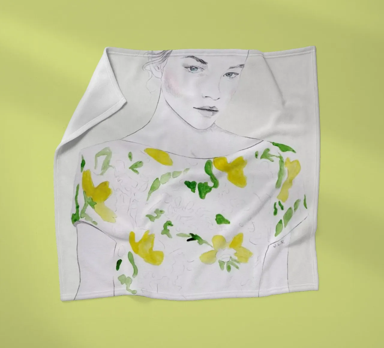 Pattern Study 1 coperta in pile da Jenny Liz Rome