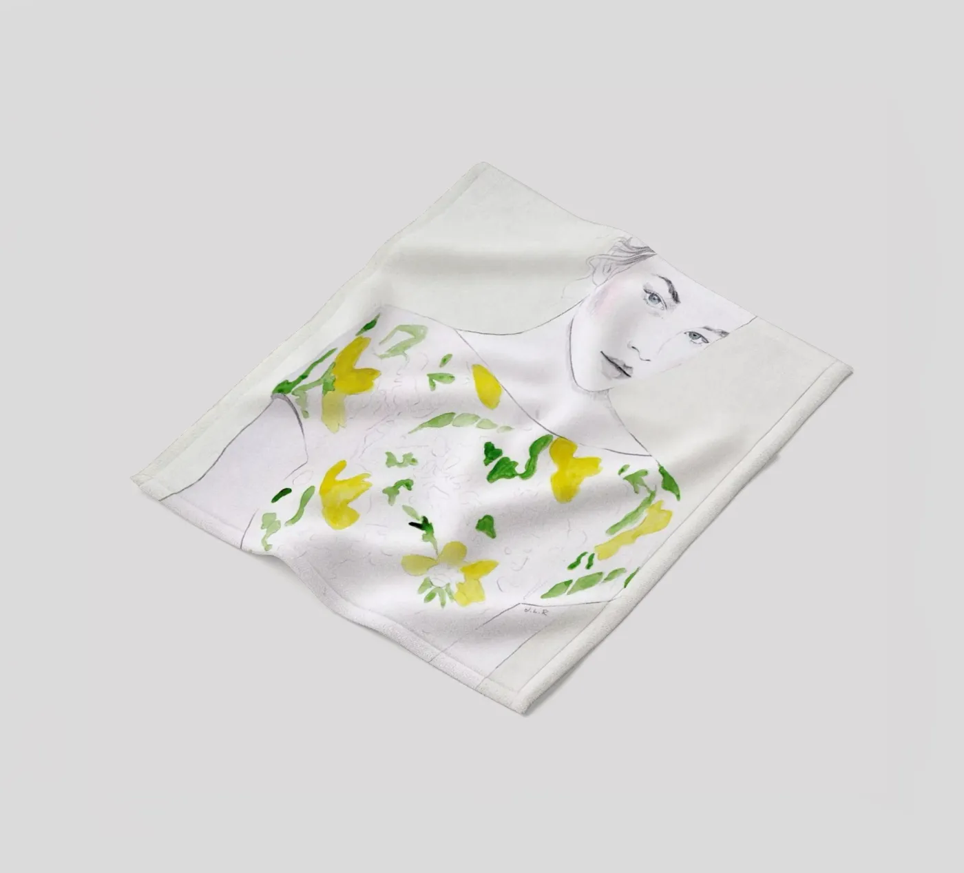 Pattern Study 1 fleece blanket by Jenny Liz Rome