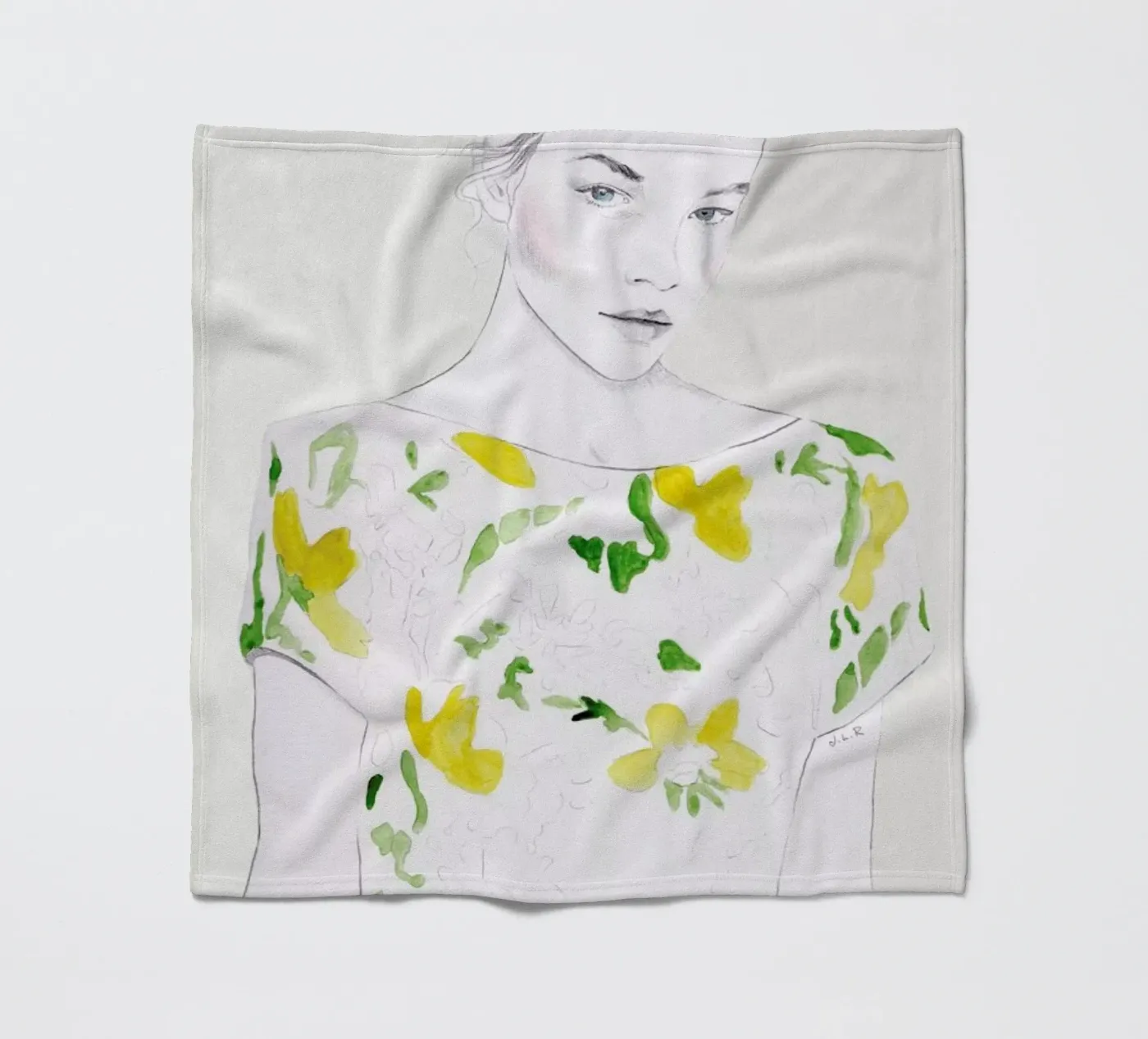 Pattern Study 1 fleece blanket by Jenny Liz Rome