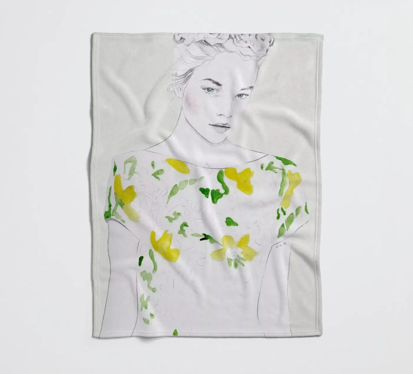 Pattern Study 1 fleece blanket by Jenny Liz Rome