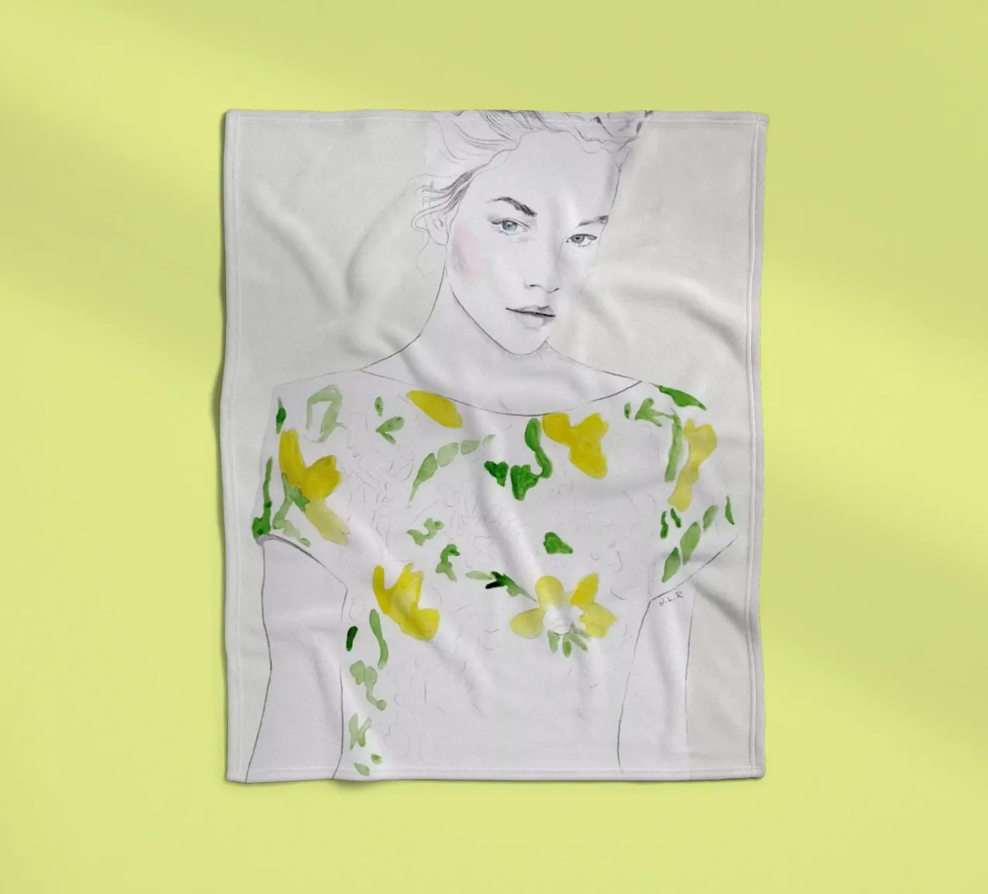 Pattern Study 1 fleece blanket by Jenny Liz Rome