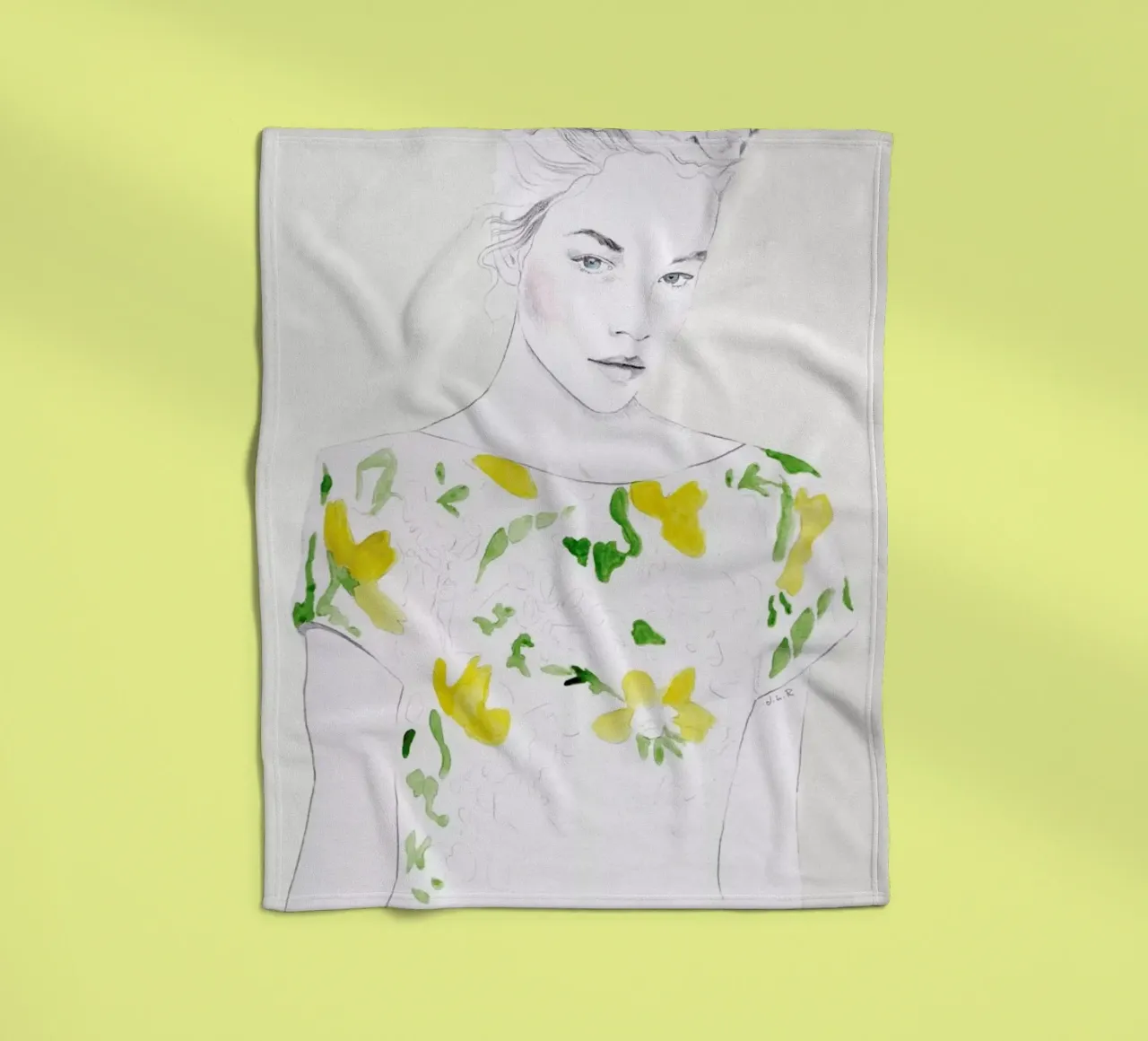 Pattern Study 1 coperta in pile da Jenny Liz Rome