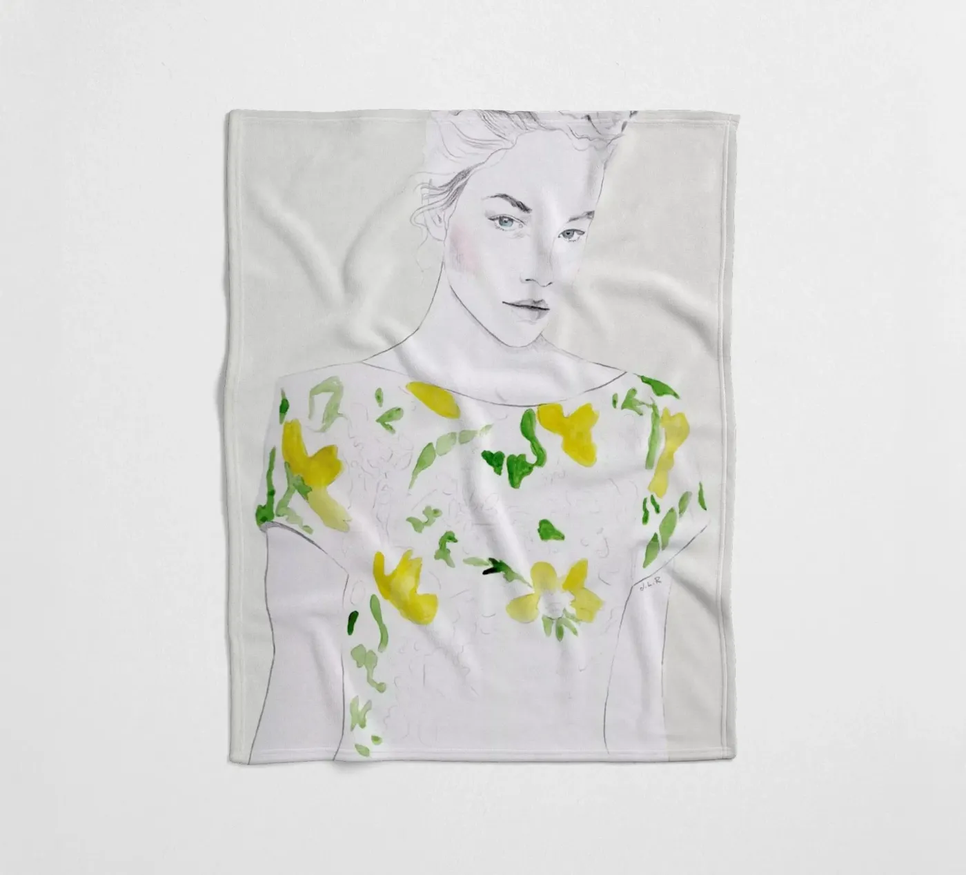 Pattern Study 1 fleece blanket by Jenny Liz Rome
