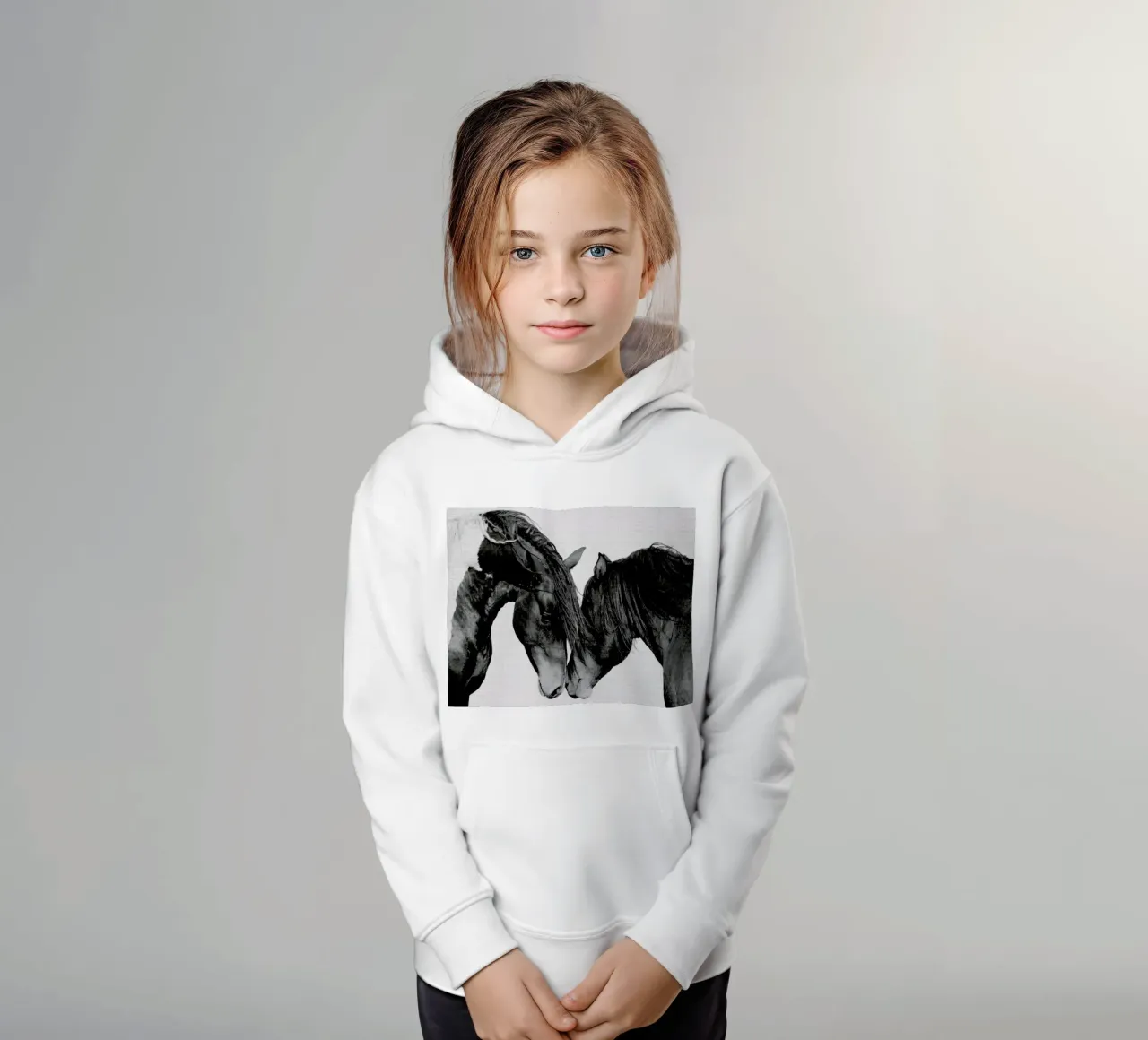 Print 185 felpa bambino con cappuccio da Lila x Lola