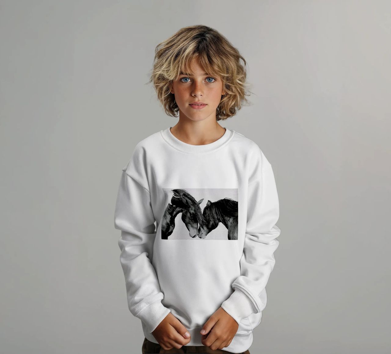 Print 185 felpa bambino da Lila x Lola