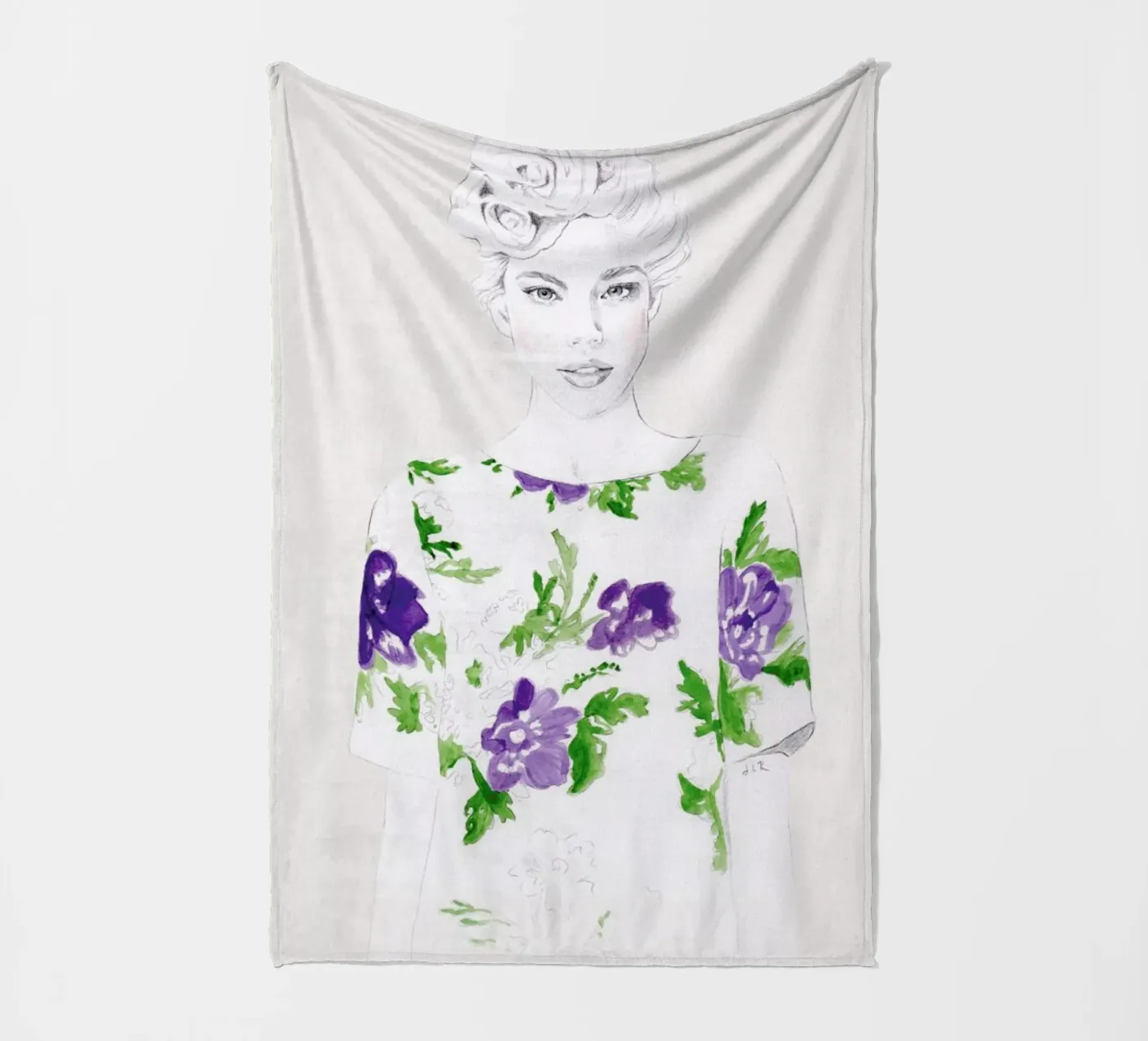 Pattern Study 2 coperta in pile da Jenny Liz Rome