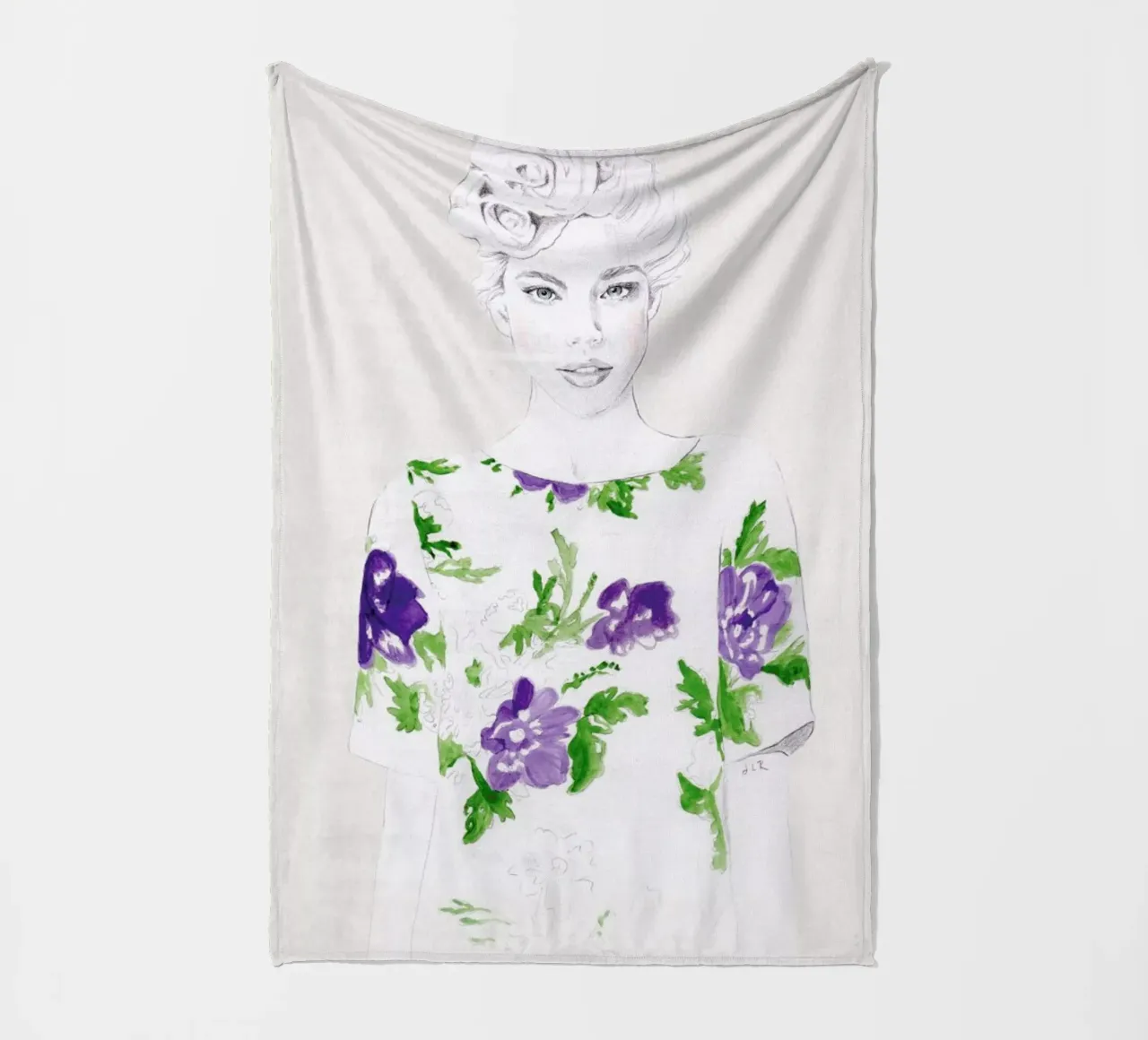 Pattern Study 2 fleecedeken van Jenny Liz Rome