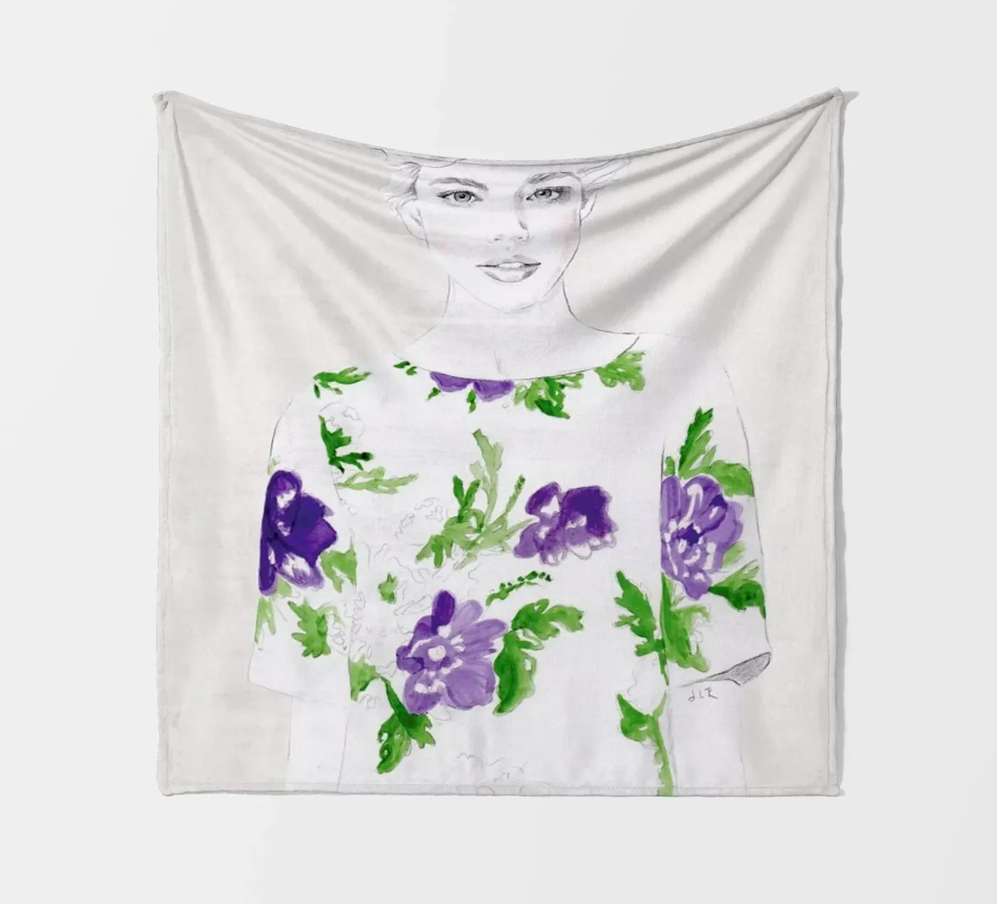 Pattern Study 2 coperta in pile da Jenny Liz Rome