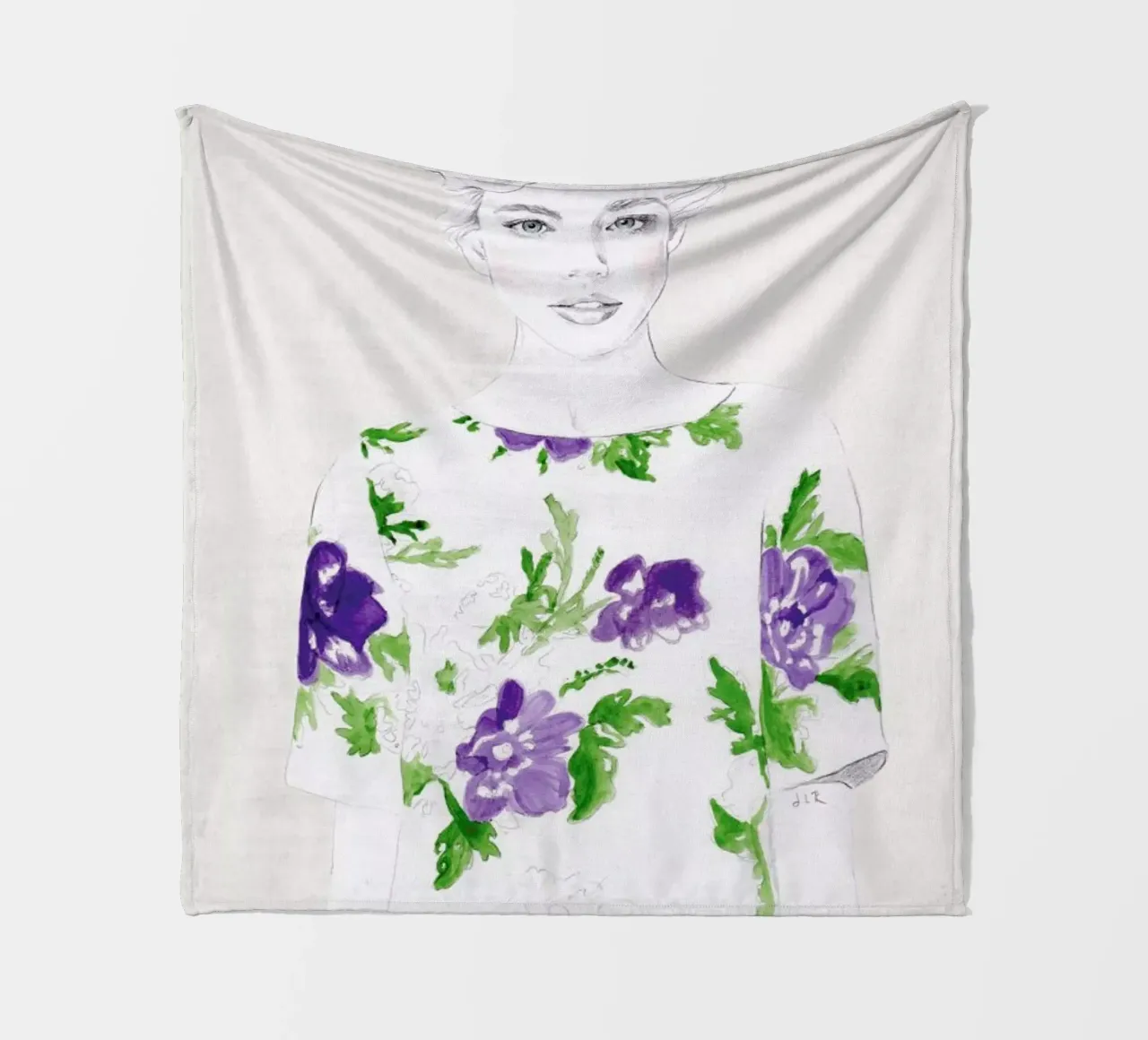 Pattern Study 2 fleecedeken van Jenny Liz Rome