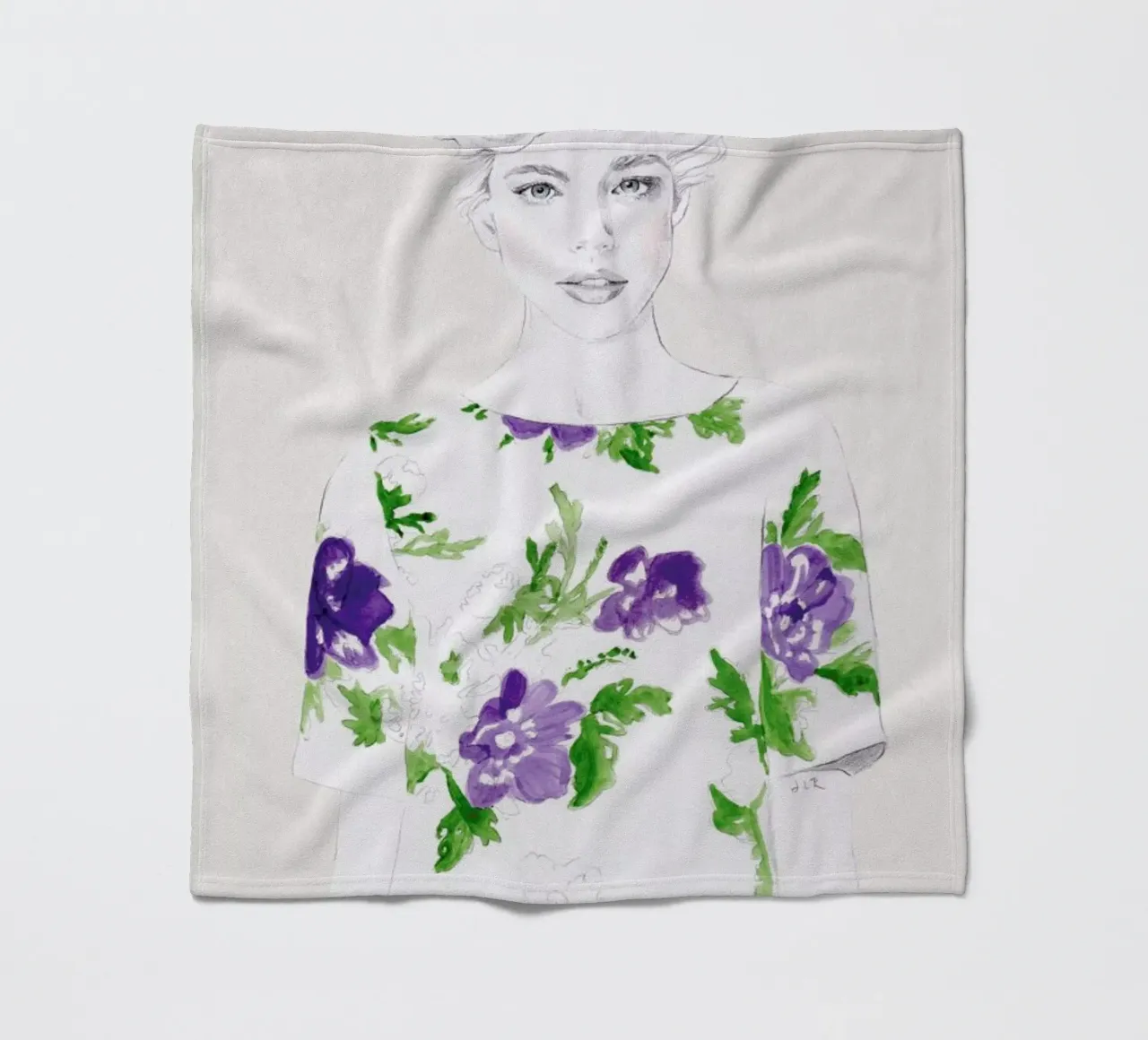 Pattern Study 2 fleecedeken van Jenny Liz Rome