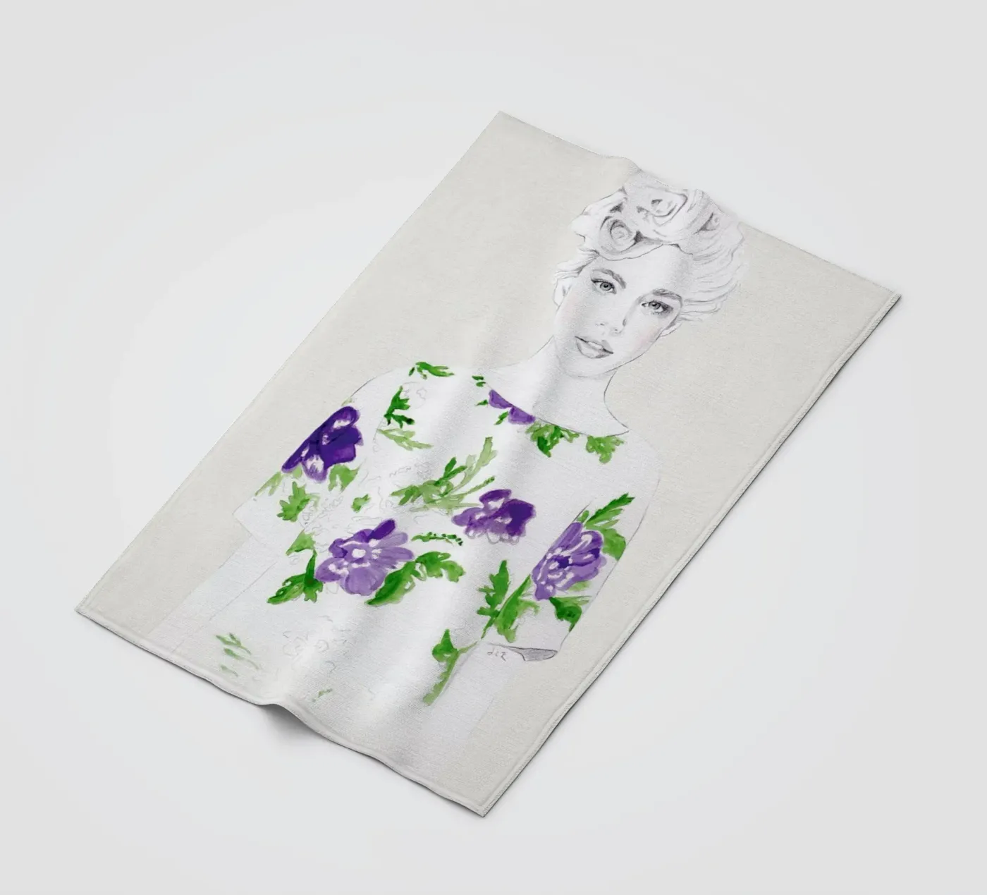 Pattern Study 2 coperta in pile da Jenny Liz Rome