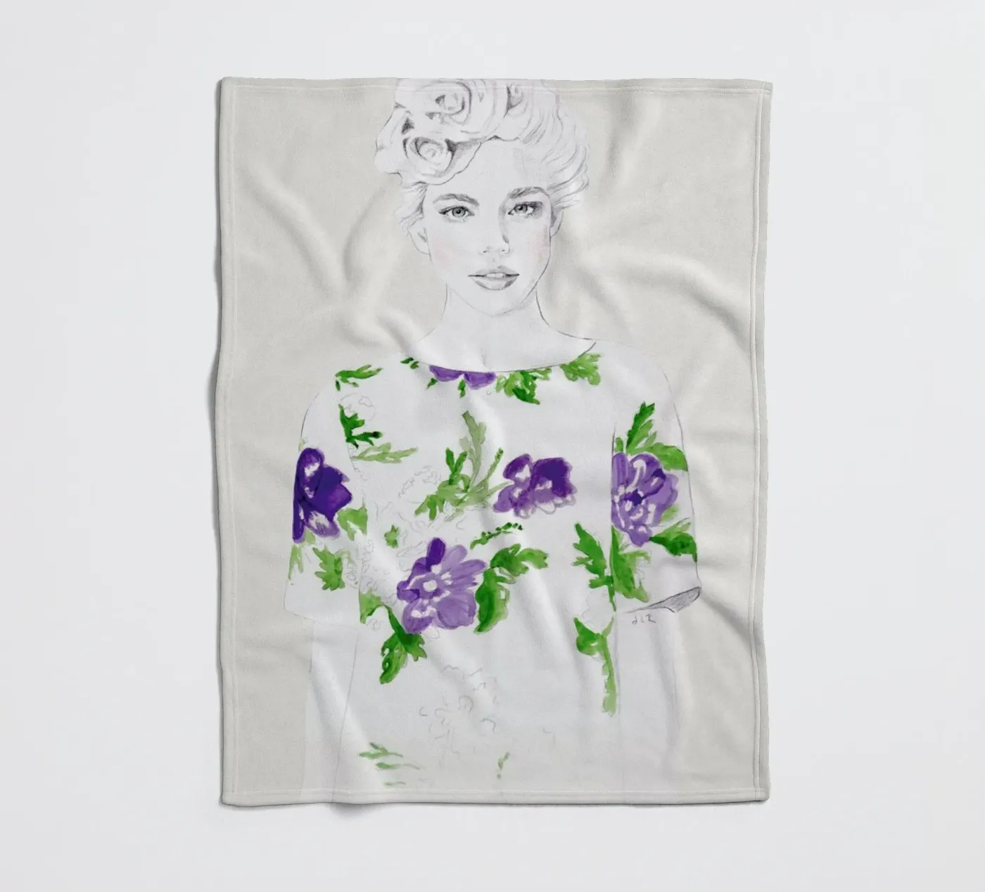 Pattern Study 2 coperta in pile da Jenny Liz Rome