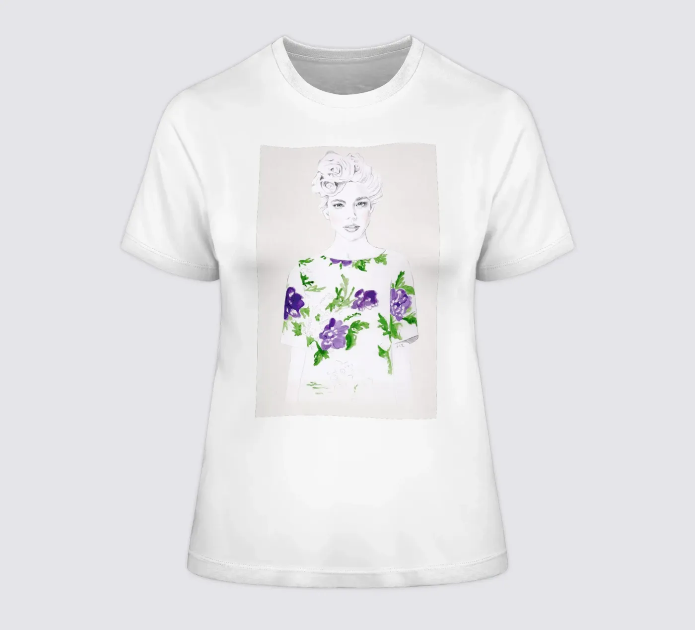 Pattern Study 2 dames t-shirt getailleerd van Jenny Liz Rome