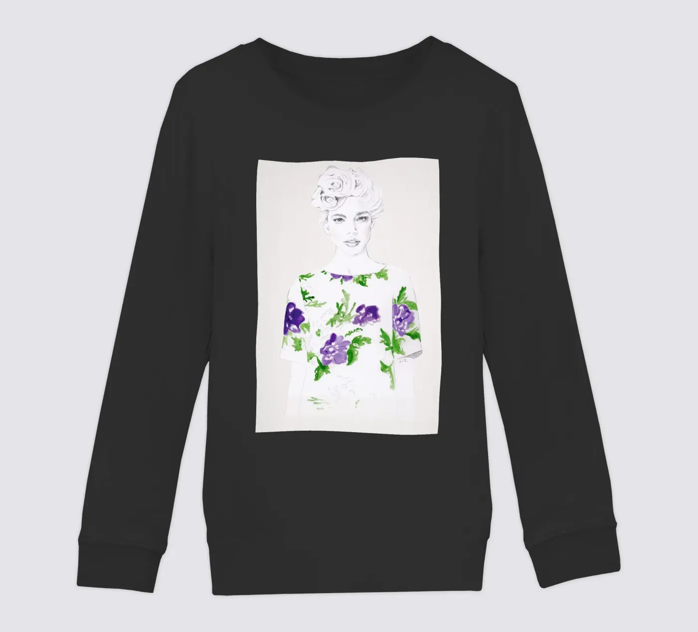 Pattern Study 2 kinder sweatshirt van Jenny Liz Rome