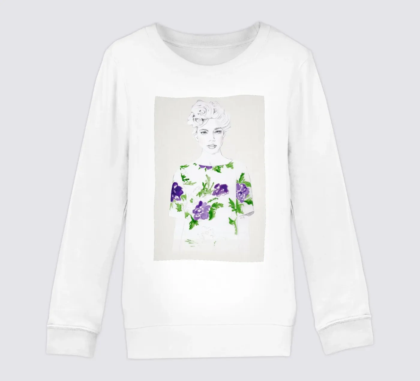 Pattern Study 2 kinder sweatshirt van Jenny Liz Rome
