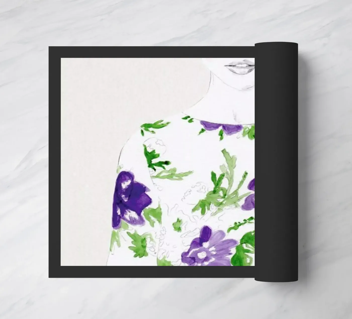 Pattern Study 2 paillasson de Jenny Liz Rome