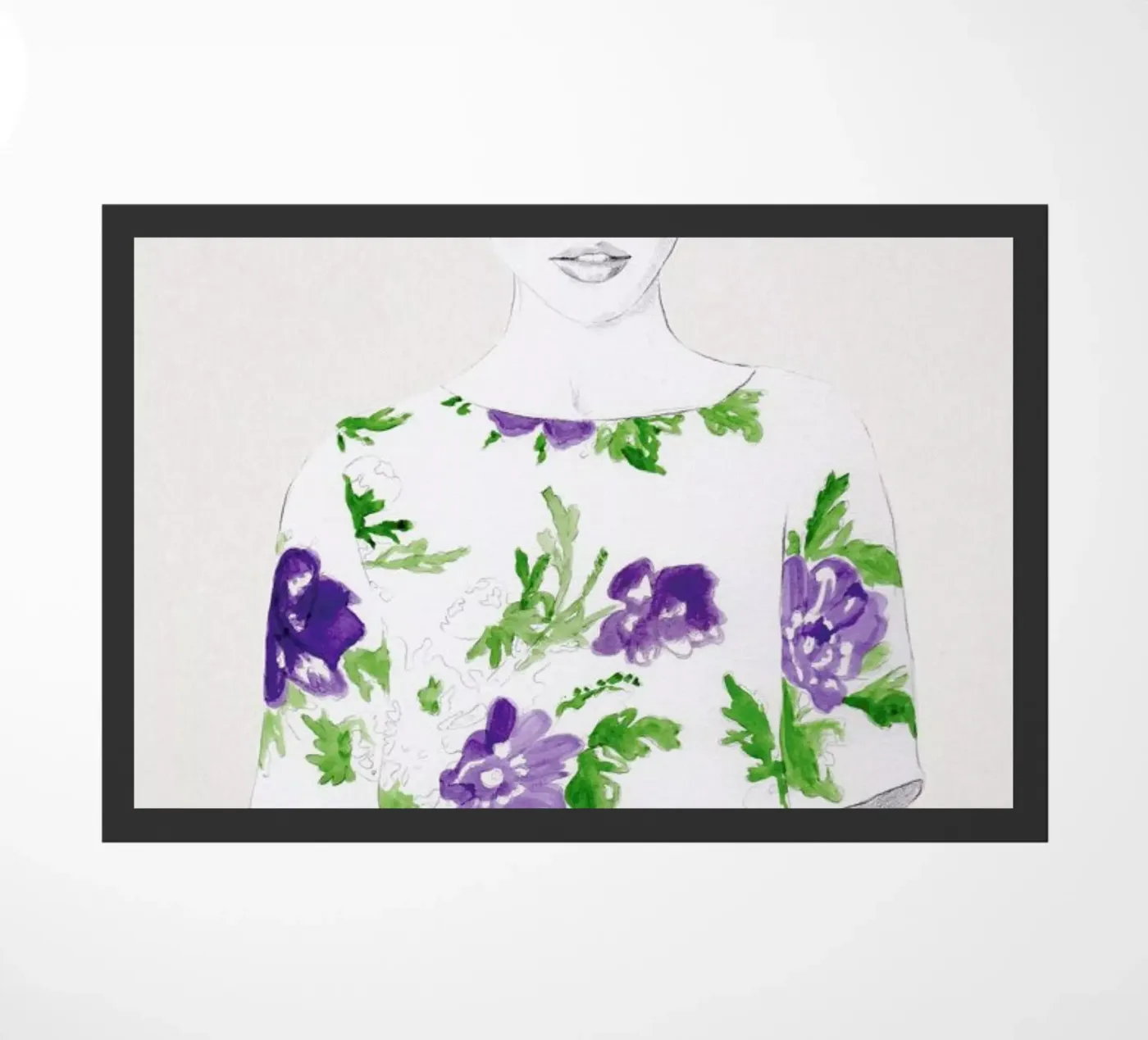 Pattern Study 2 paillasson de Jenny Liz Rome