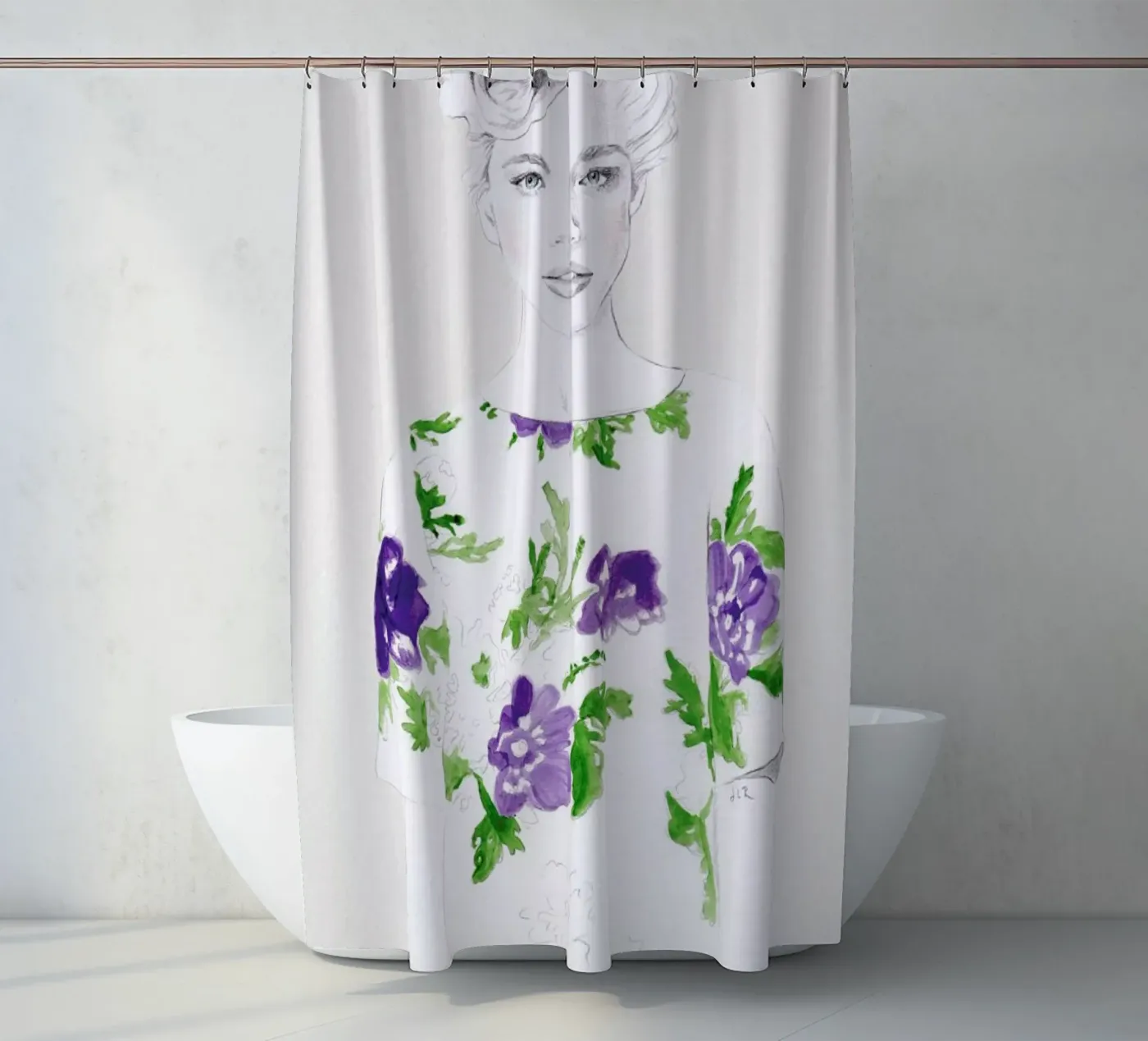 Pattern Study 2 tenda da doccia da Jenny Liz Rome