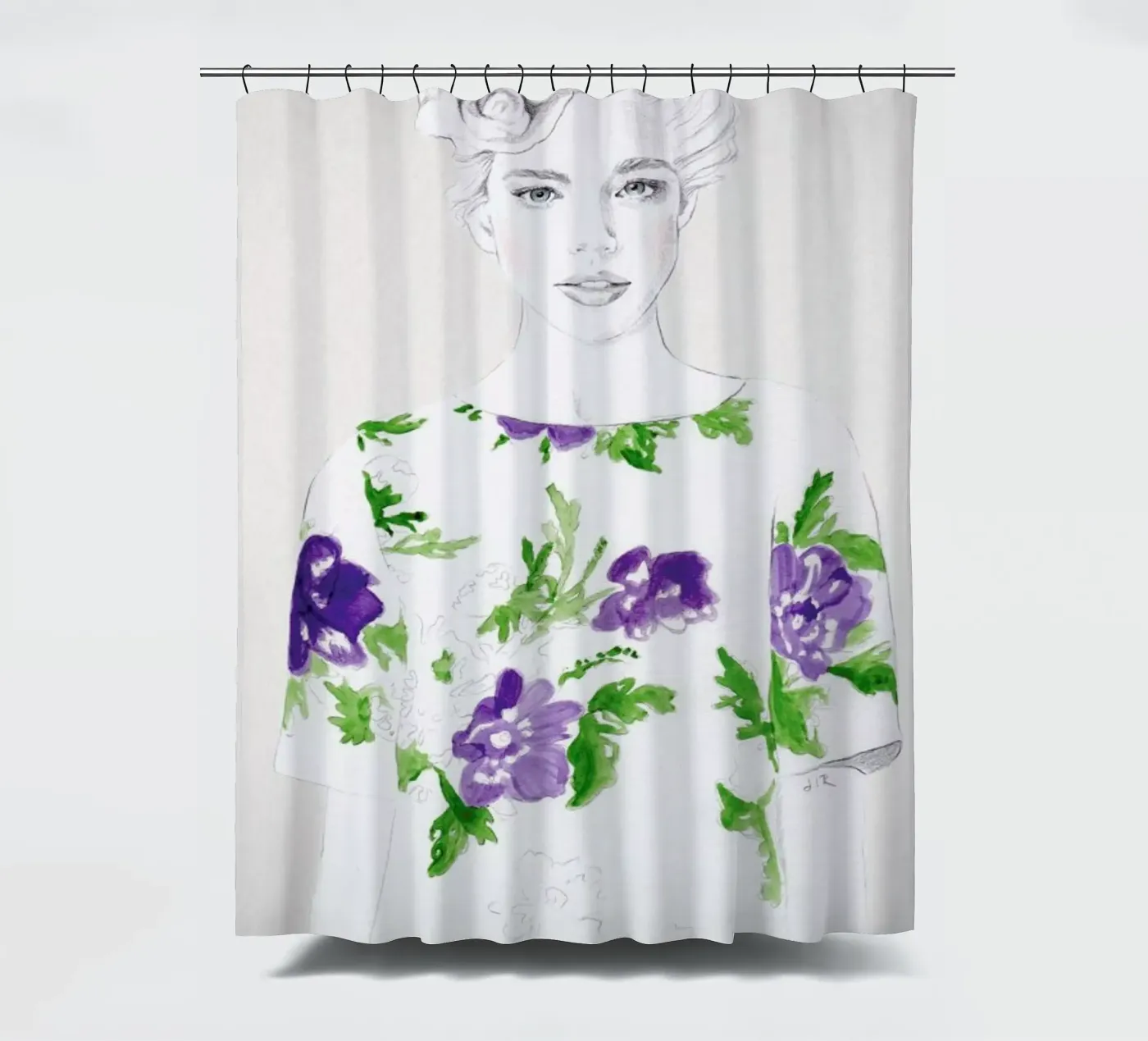 Pattern Study 2 tenda da doccia da Jenny Liz Rome