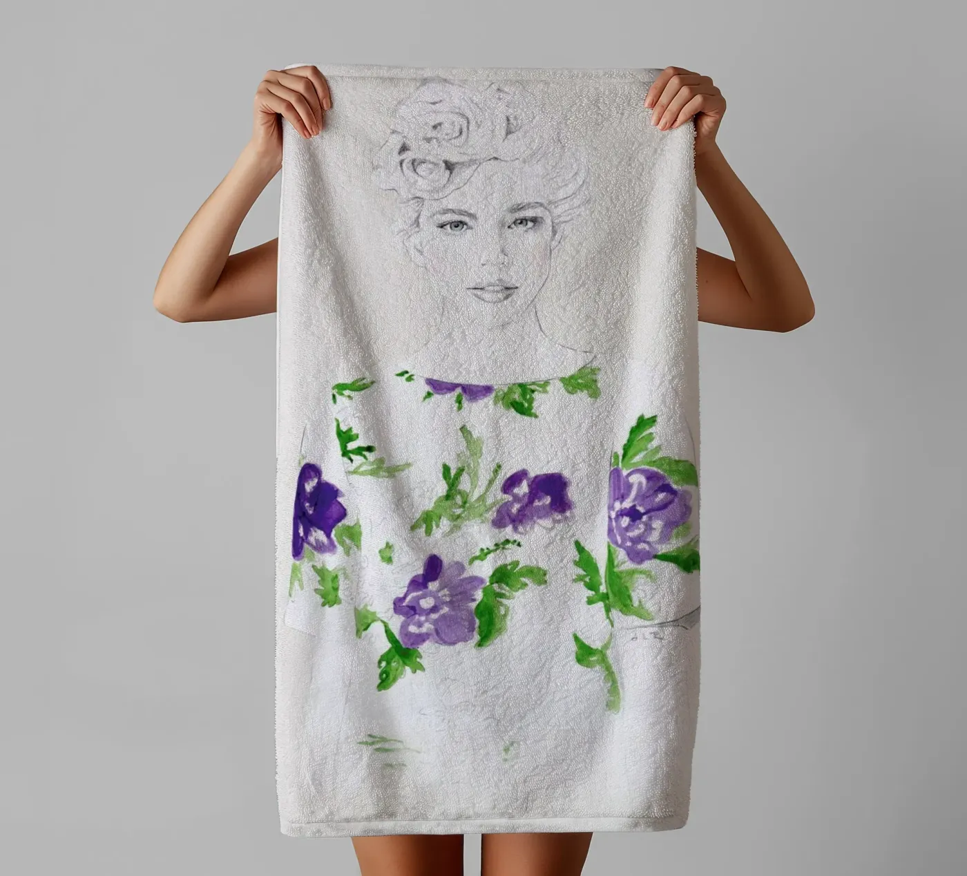 Pattern Study 2 towel by Jenny Liz Rome