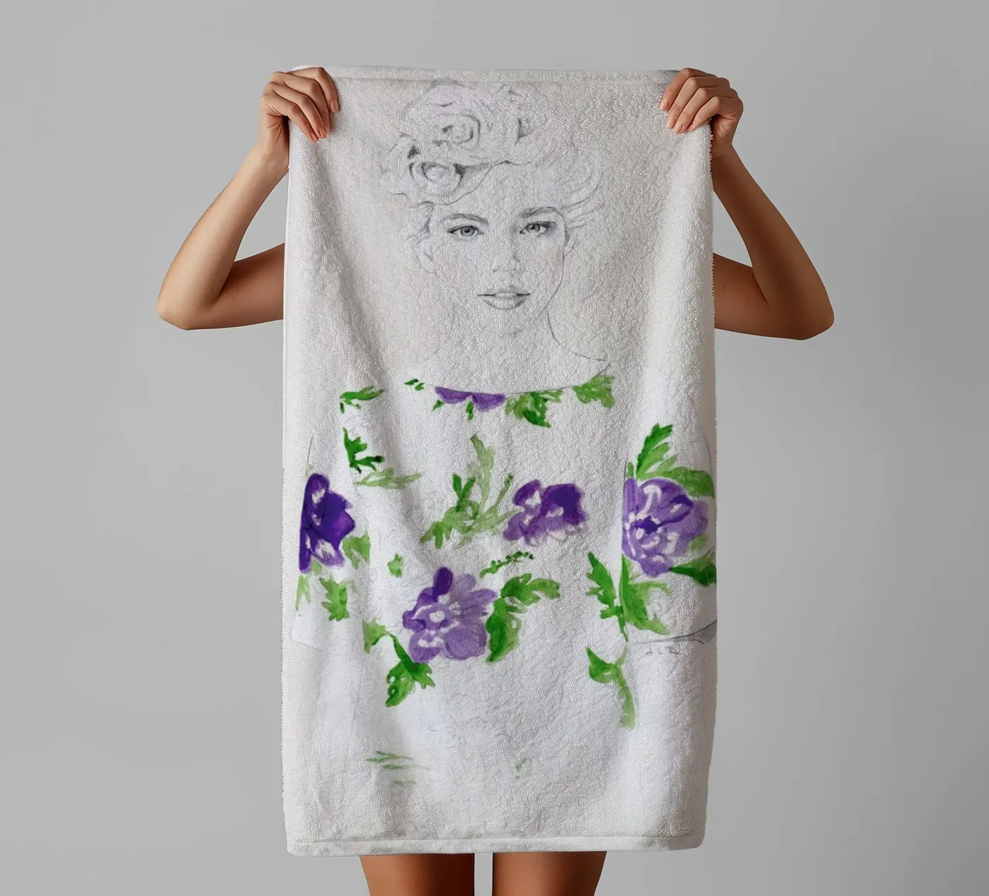 Pattern Study 2 Handtuch von Jenny Liz Rome