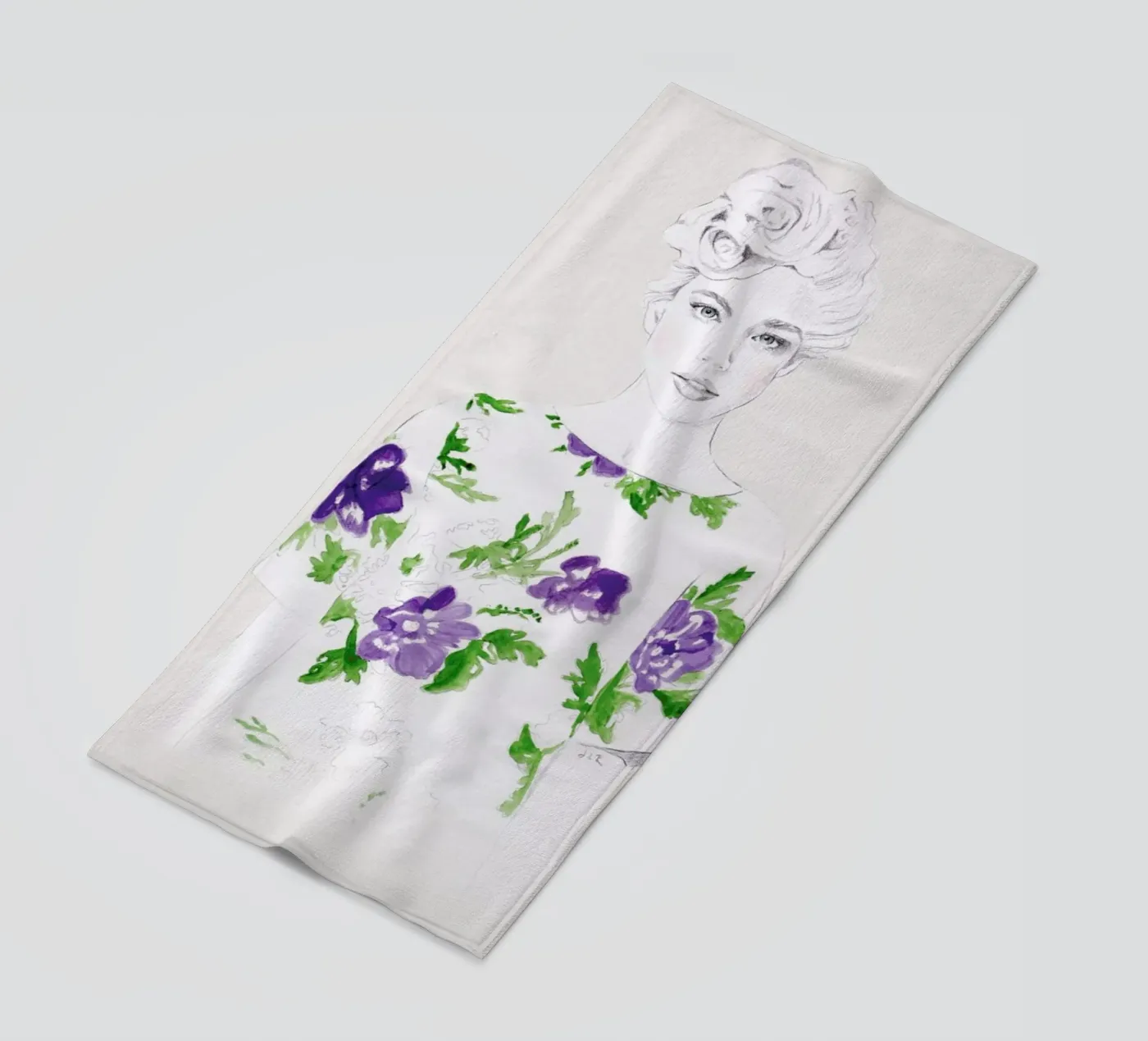 Pattern Study 2 beach towel by Jenny Liz Rome