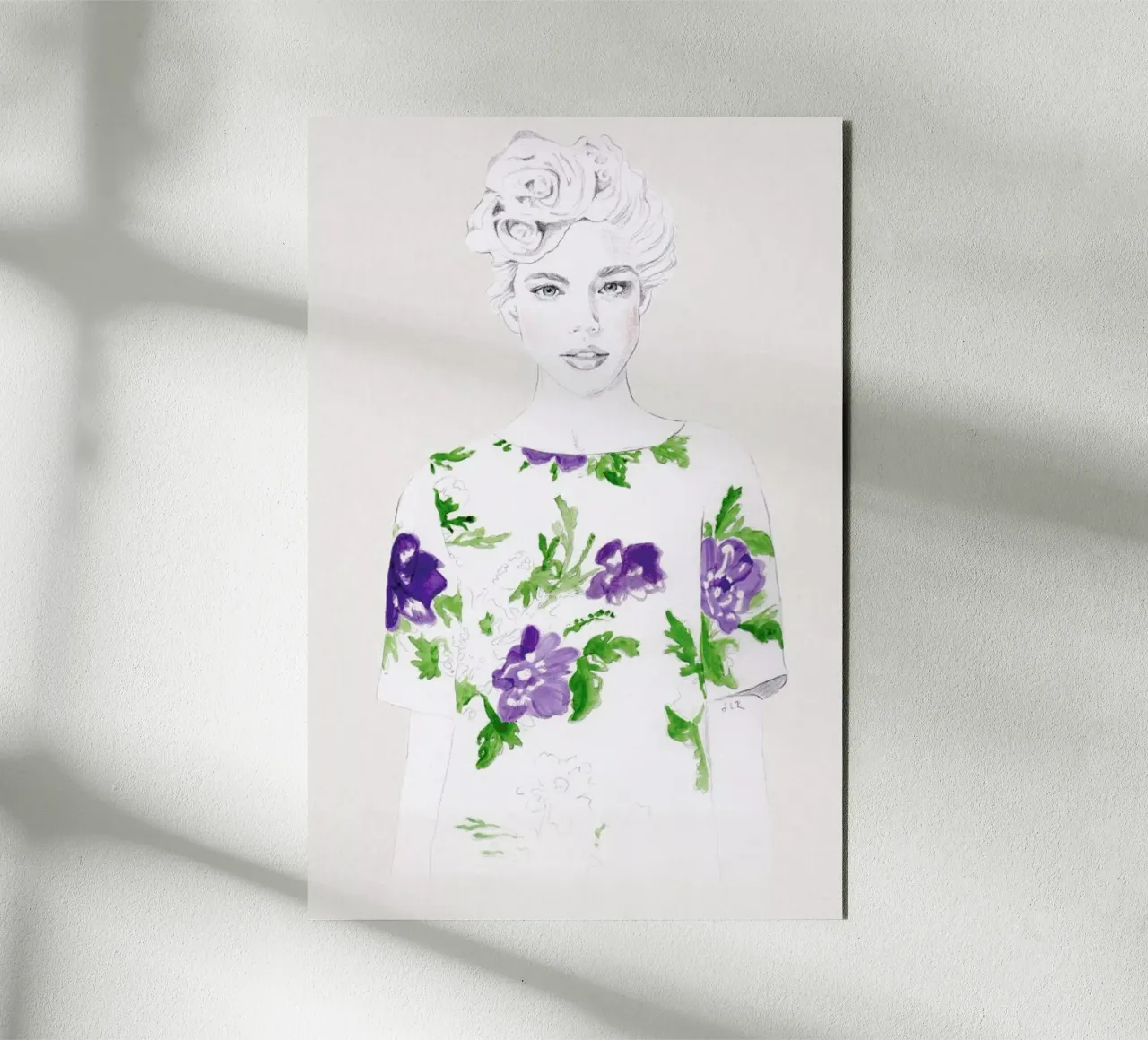 Pattern Study 2 alu-dibond by Jenny Liz Rome