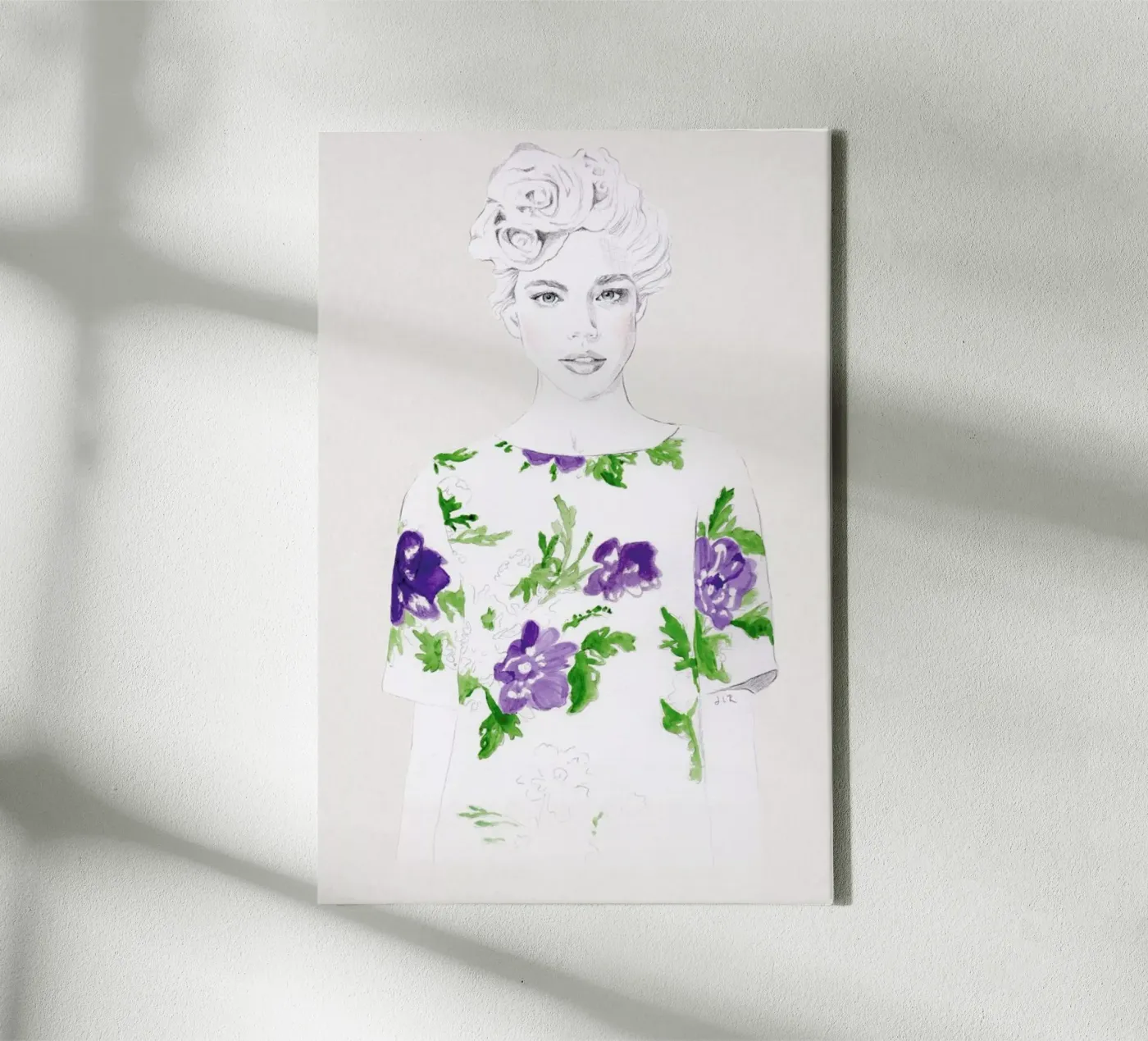 Pattern Study 2 Leinwand von Jenny Liz Rome