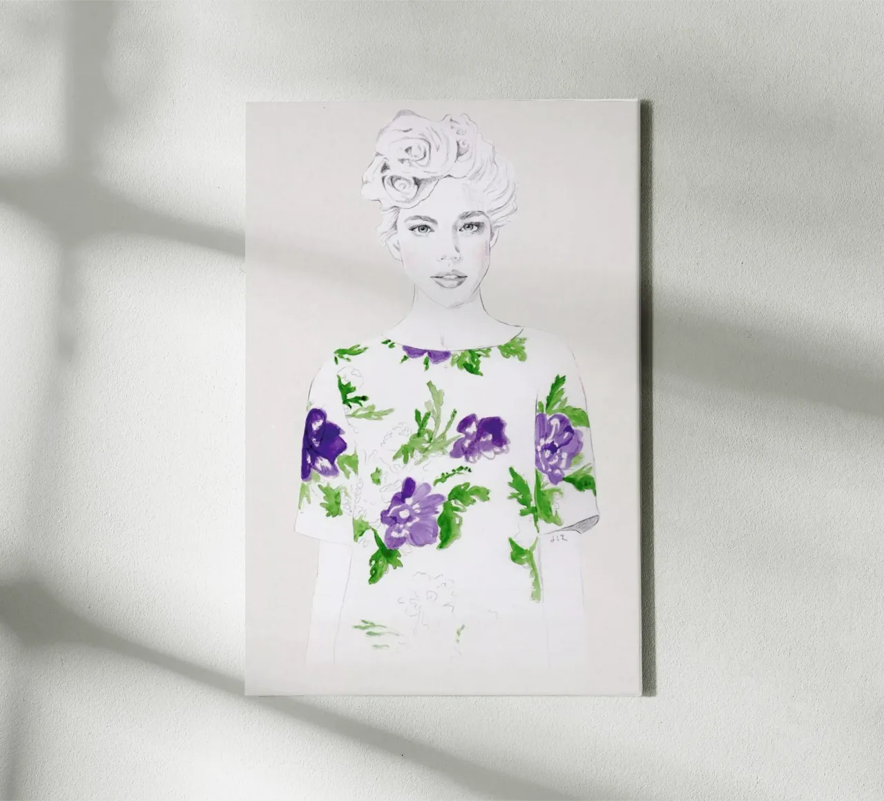 Pattern Study 2 canvas van Jenny Liz Rome