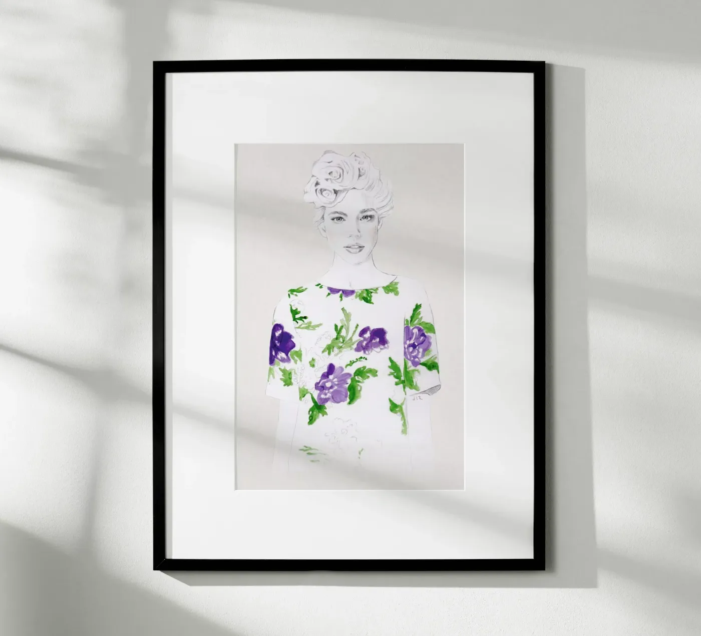 Pattern Study 2 poster van Jenny Liz Rome