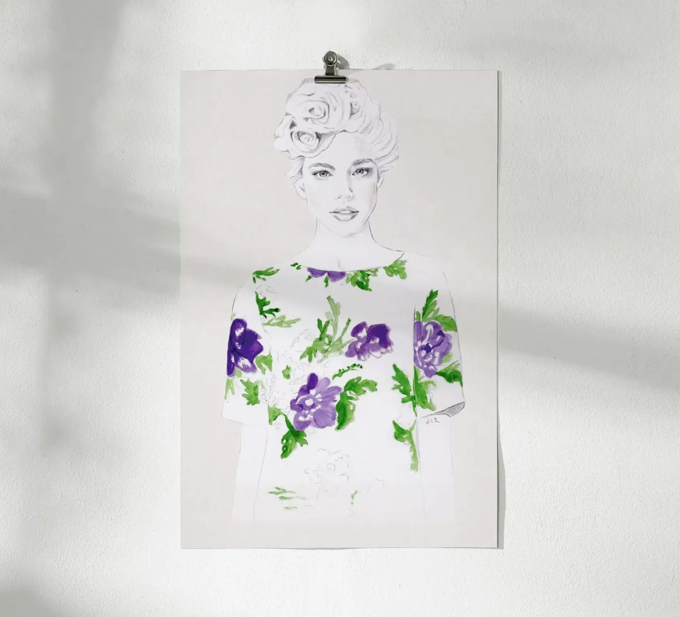 Pattern Study 2 poster van Jenny Liz Rome