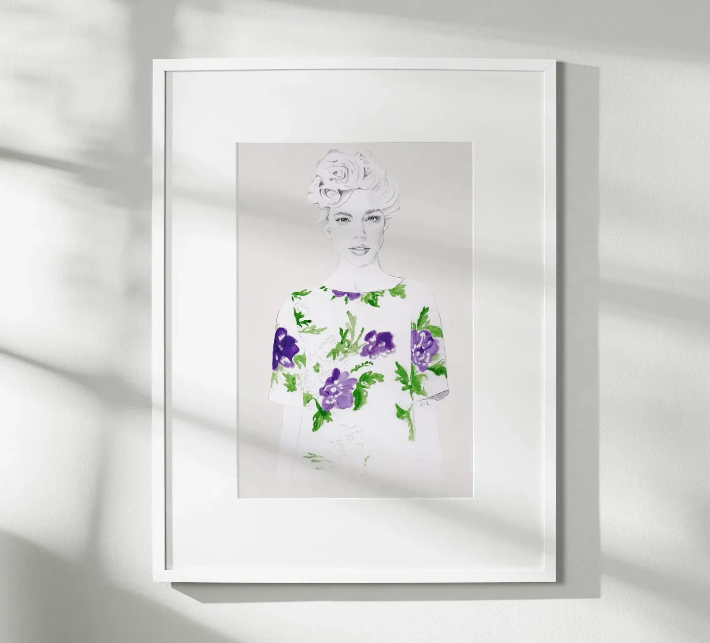 Pattern Study 2 poster van Jenny Liz Rome