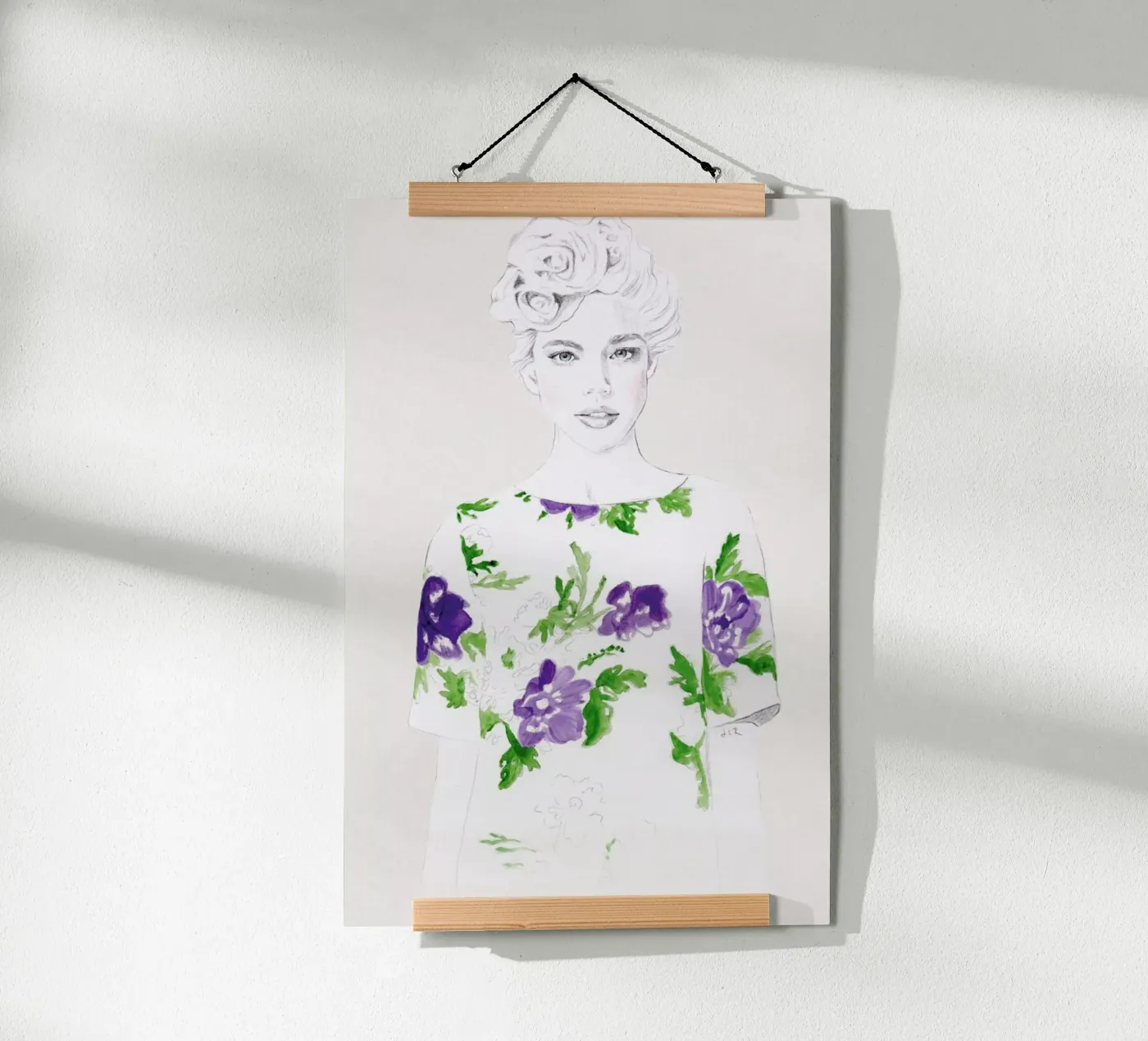 Pattern Study 2 poster van Jenny Liz Rome