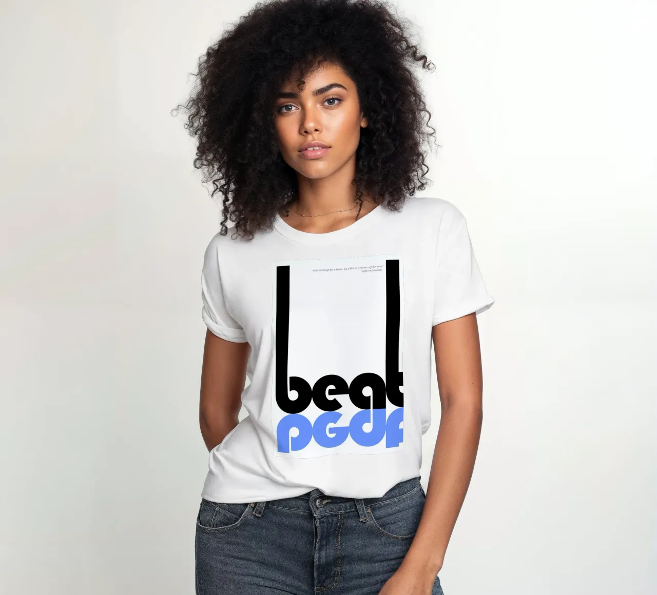 Beat t-shirt da donna da Naxart