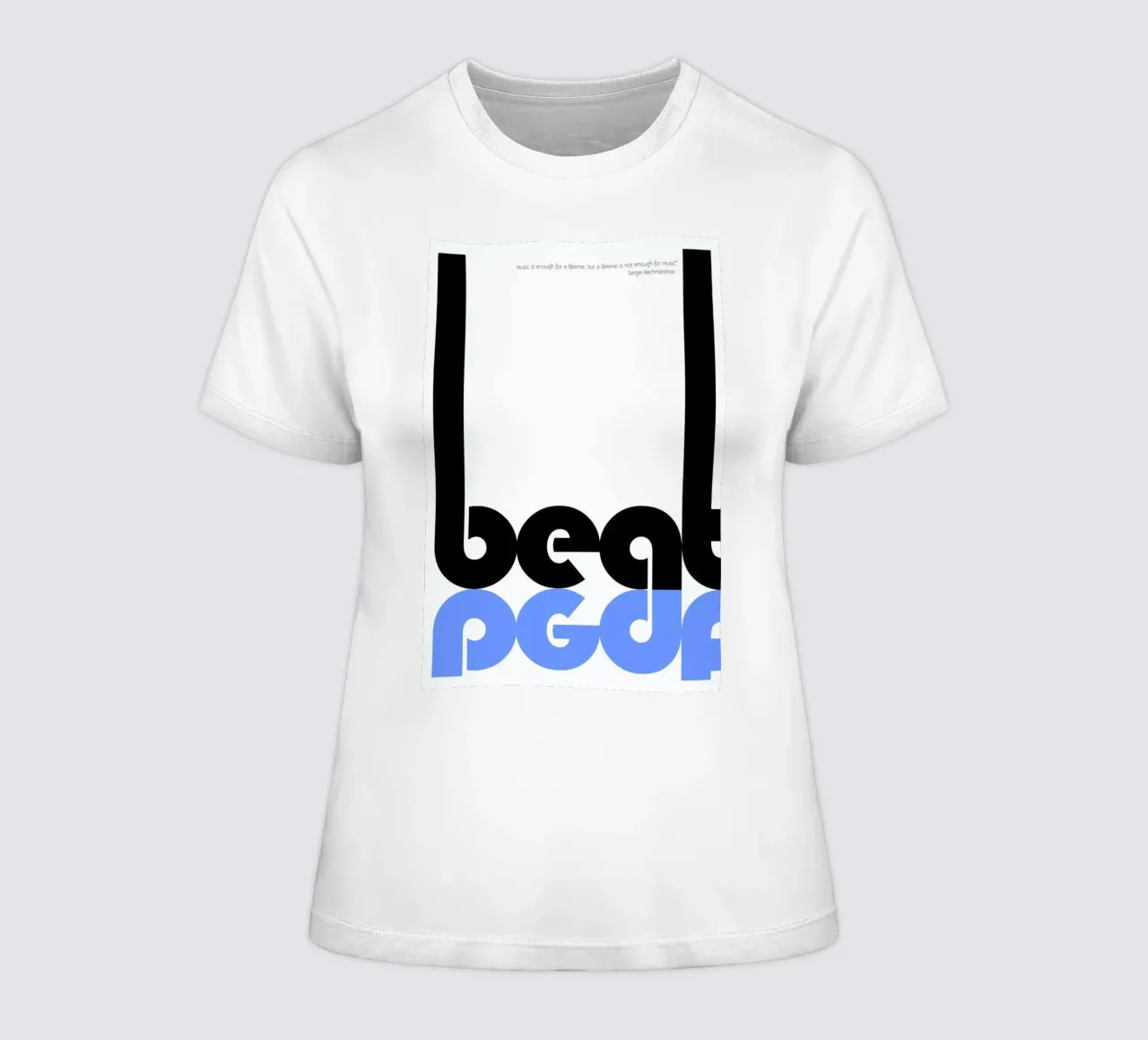 Beat t-shirt da donna da Naxart